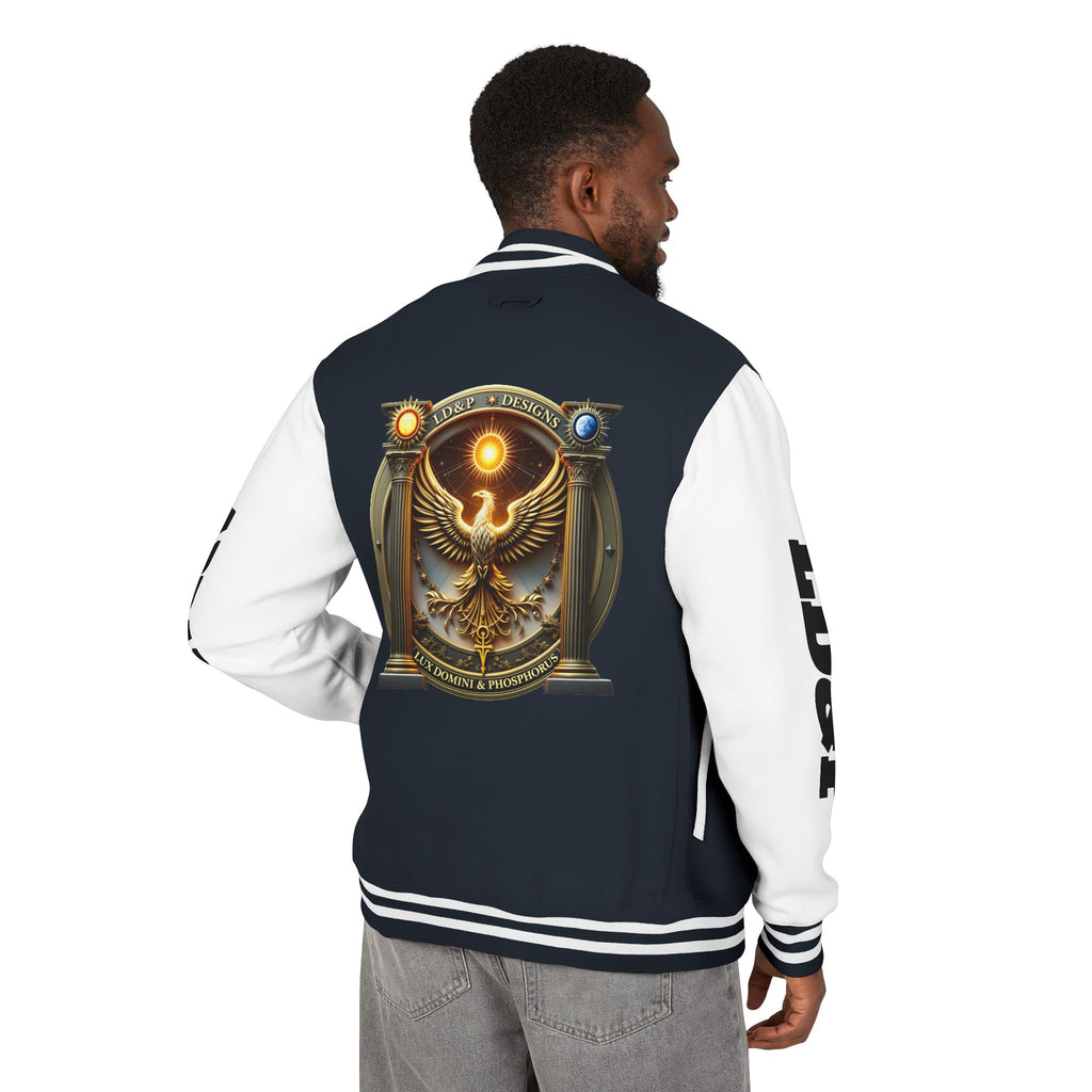 Letterman Jacket LD&P APPAREL Logo Design