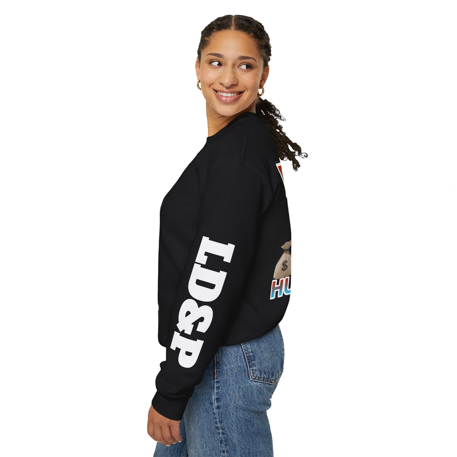 Crewneck Sweatshirt - Born Hustler LD&P Apparel