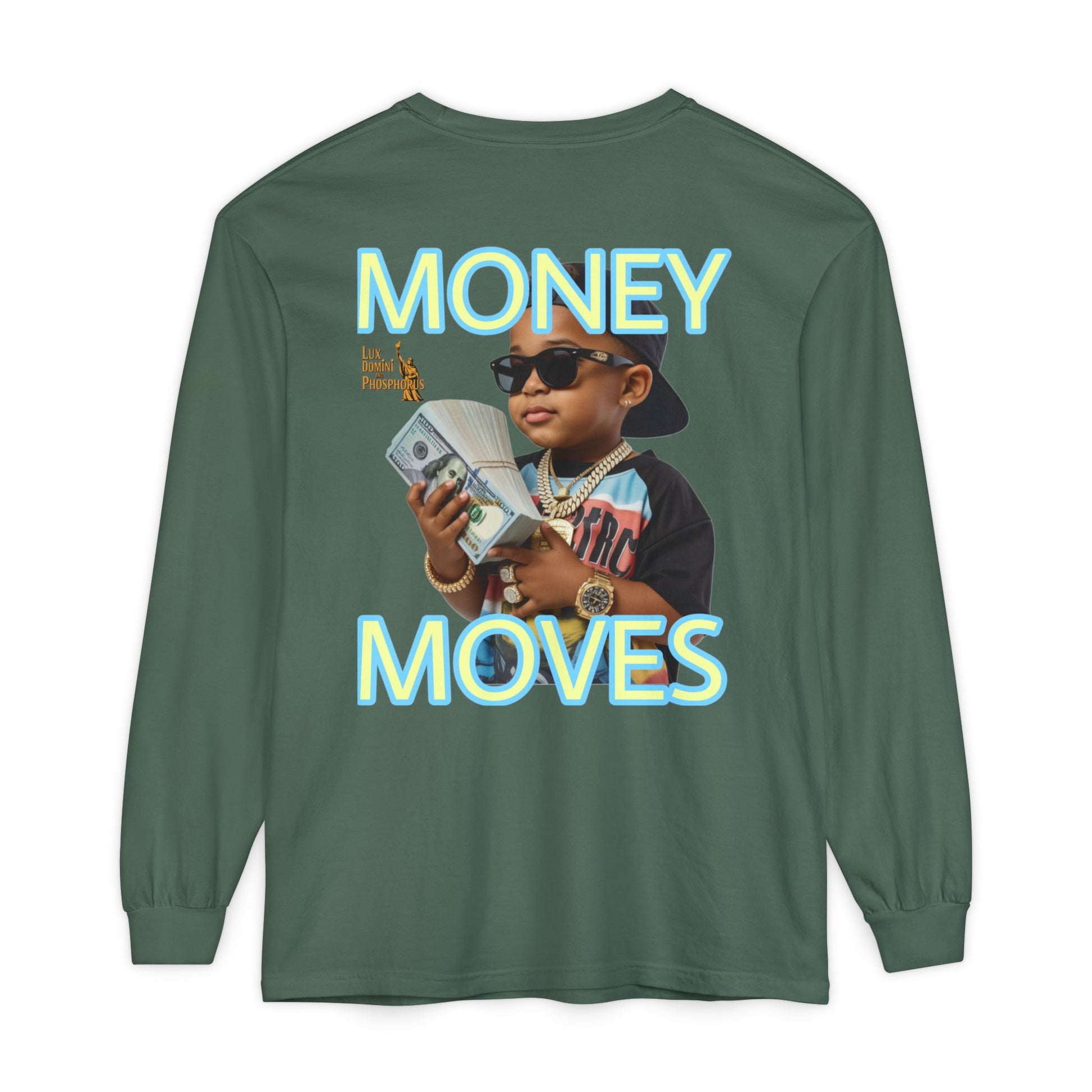 Long Sleeve T-Shirt - Money Moves LD&P APPAREL