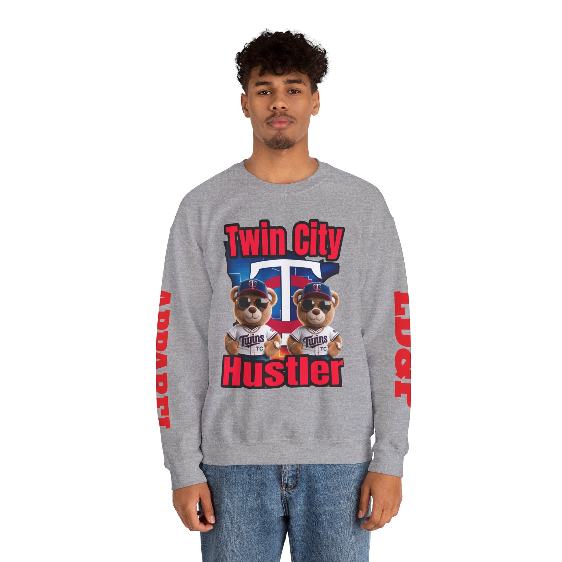Crewneck Sweatshirt Twin City Hustler LD&P Apparel Design