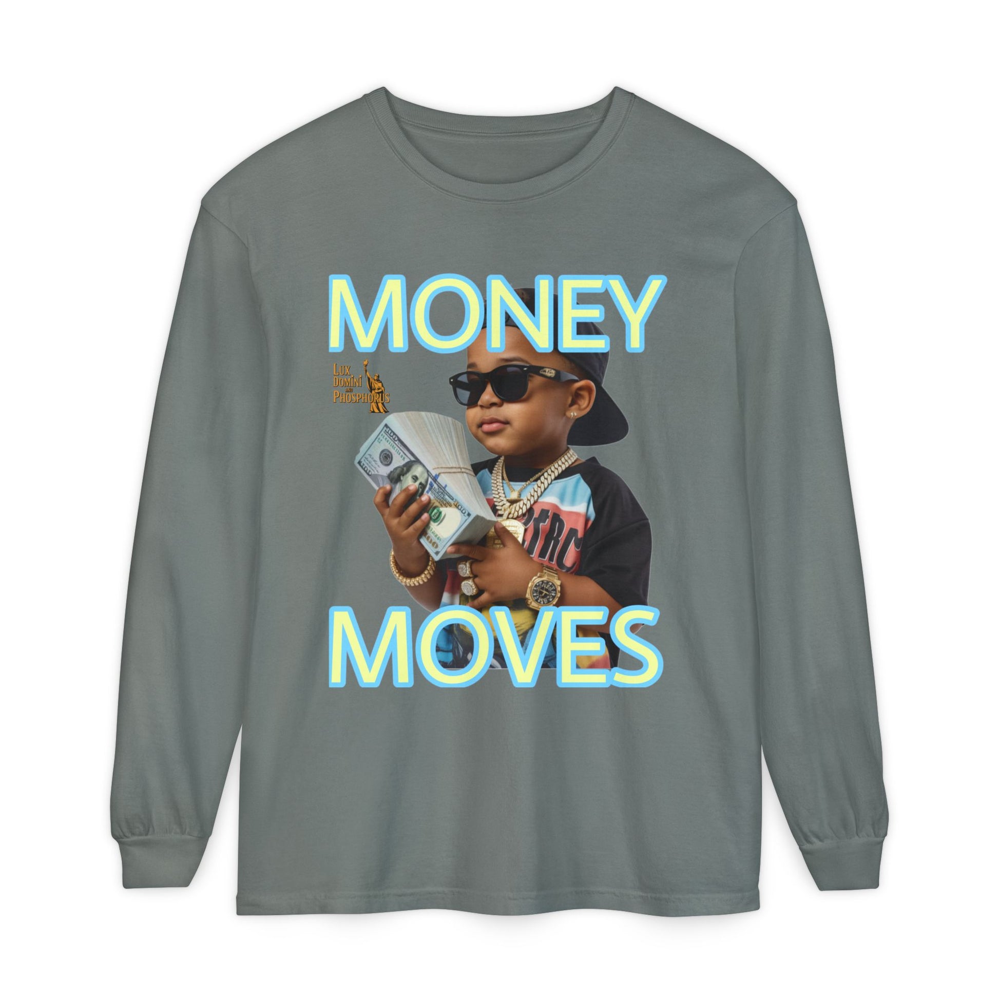 Long Sleeve T-Shirt - Money Moves LD&P APPAREL