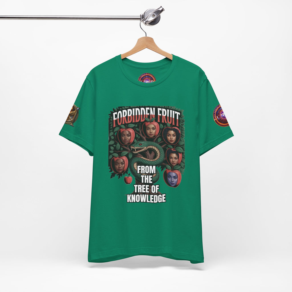 Short Sleeve Tee - Tree of Knowledge Forbidden Fruit Design