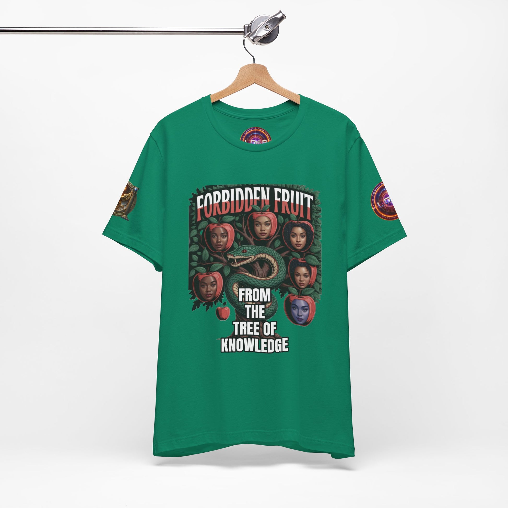 Short Sleeve Tee - Tree of Knowledge Forbidden Fruit Design