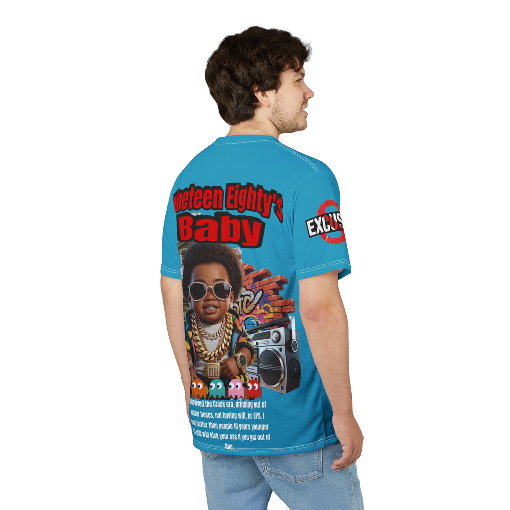 Nineteen Eighty's Baby Graphic Tee LD&P APPAREL Turquoise