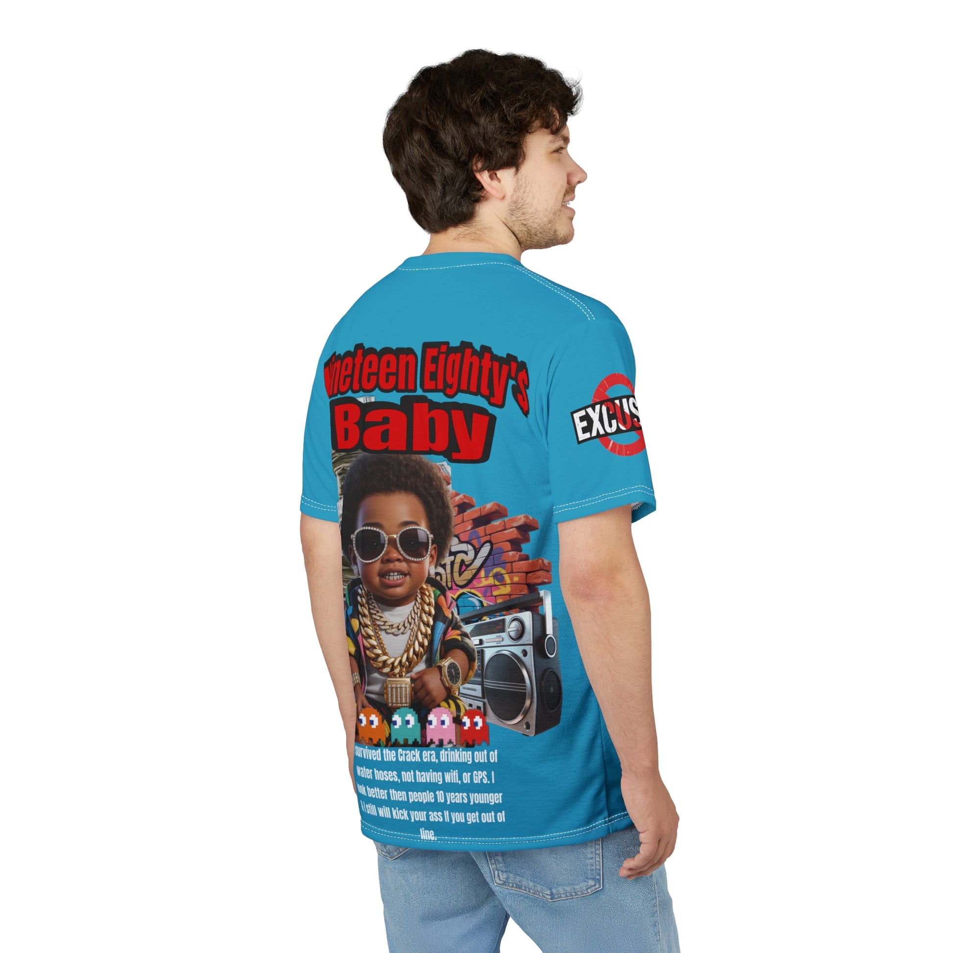 Nineteen Eighty's Baby Graphic Tee LD&P APPAREL Turquoise