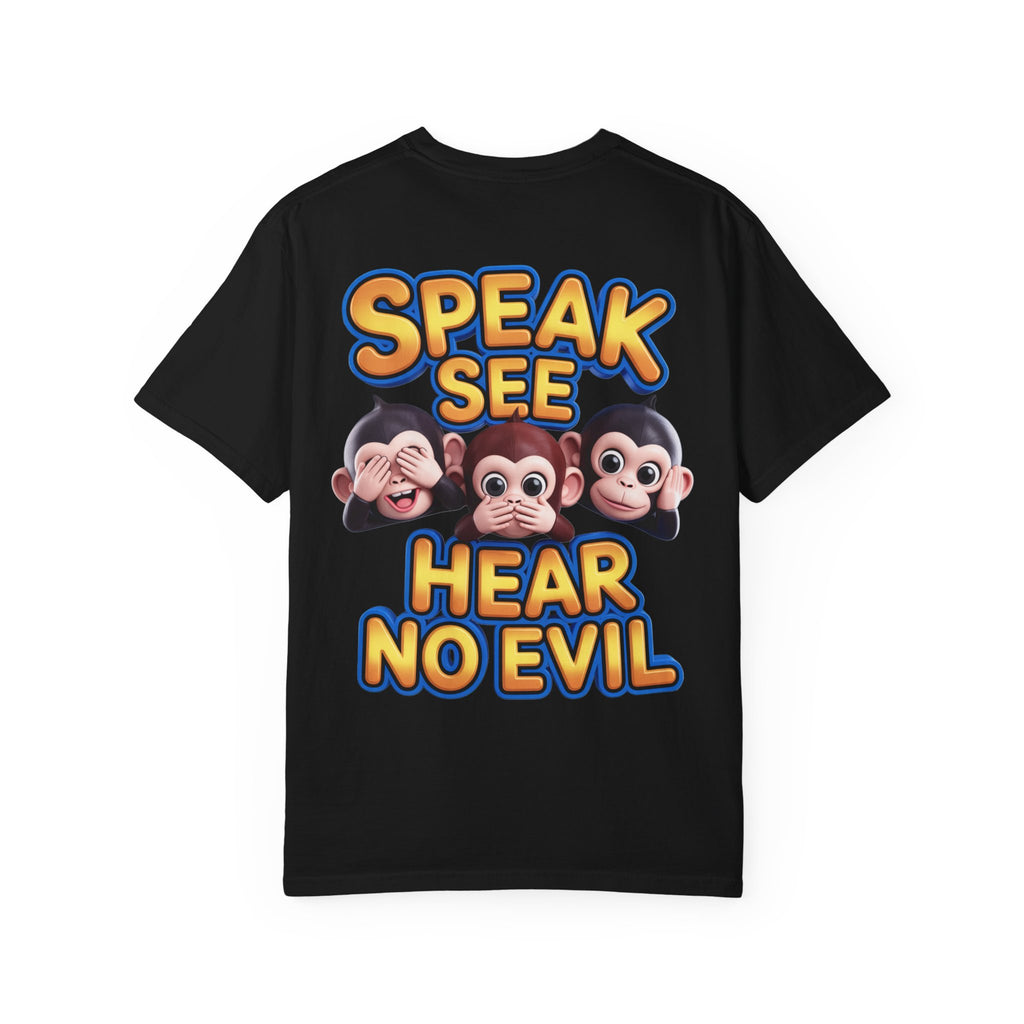 Graphic T-Shirt Speak See Hear No Evil