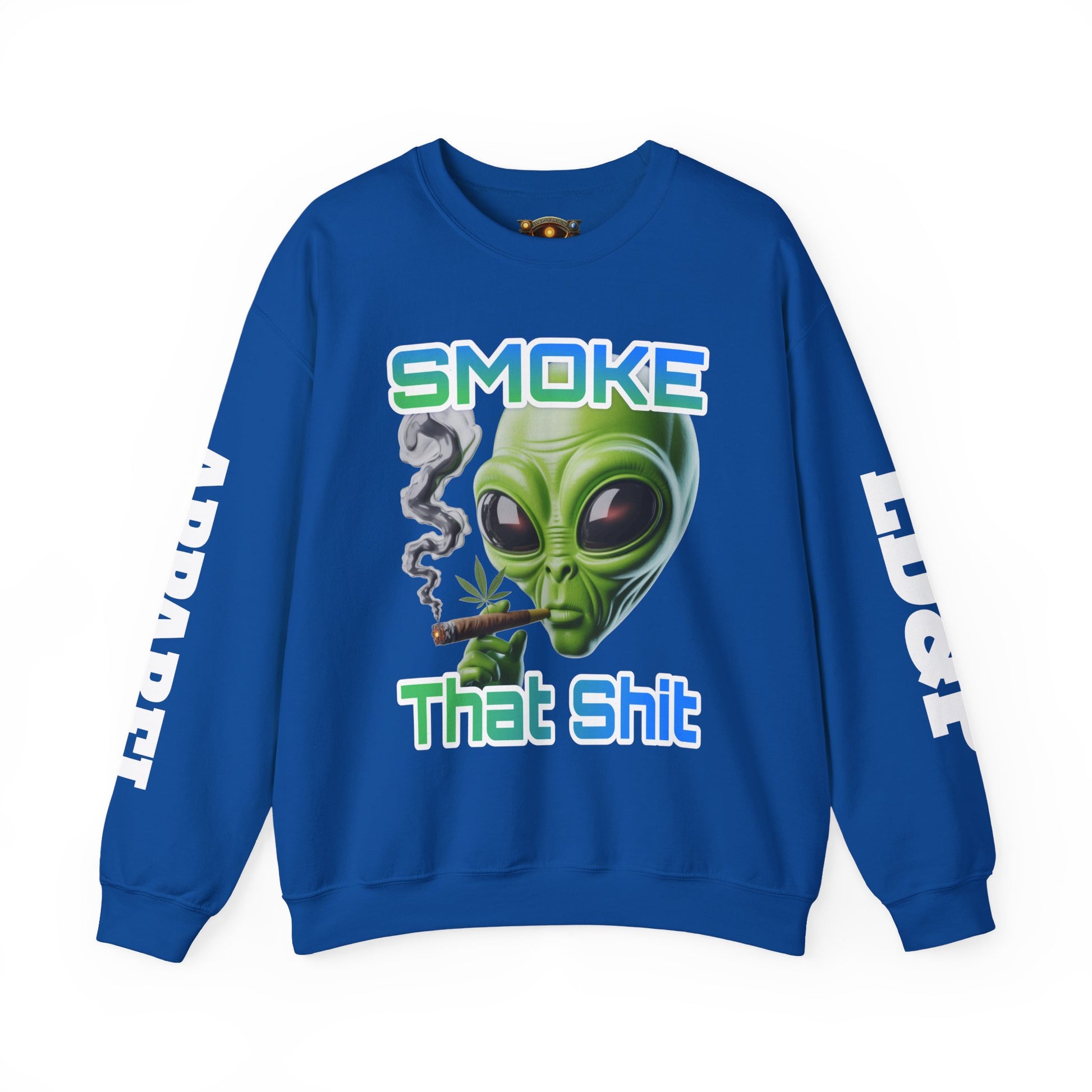 Crewneck Sweatshirt - Smoke That LD&P APPAREL Design
