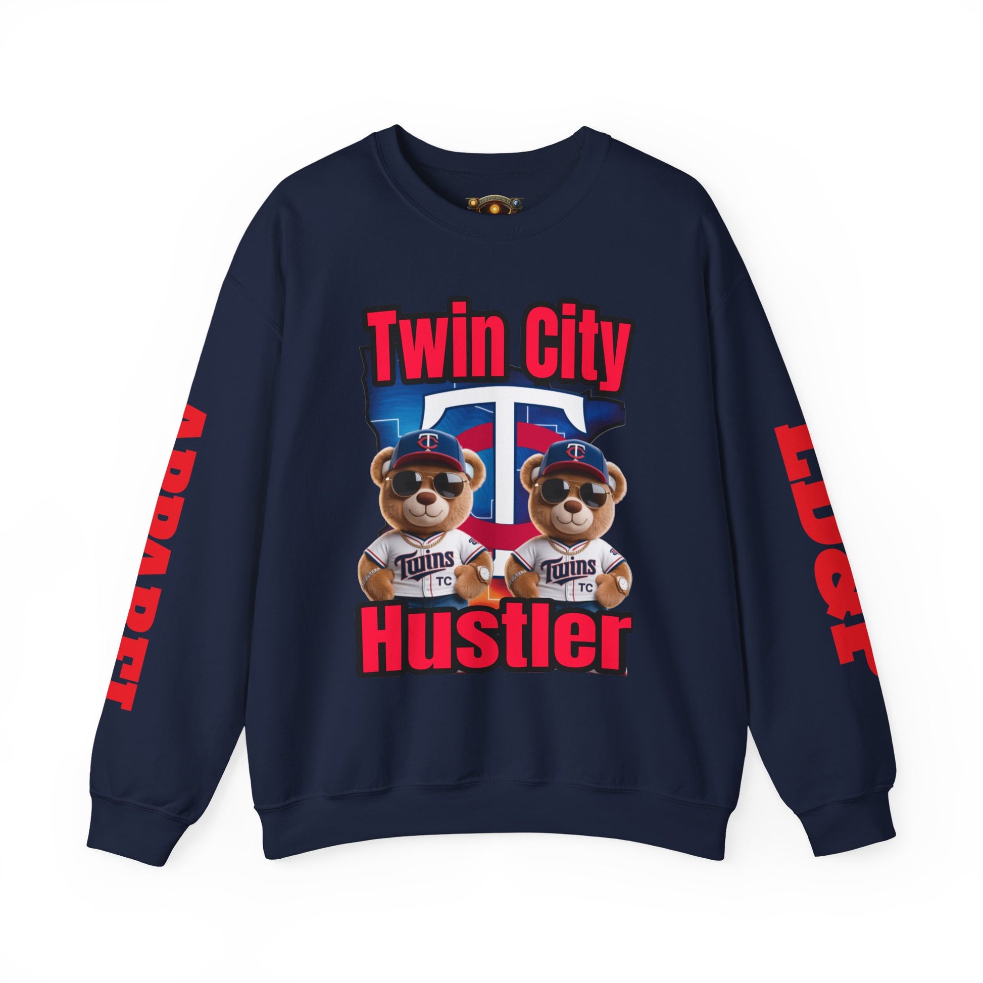 Crewneck Sweatshirt Twin City Hustler LD&P Apparel Design