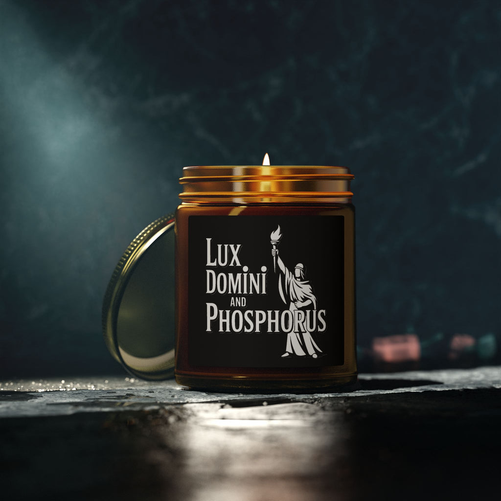 Lux Domini & Phosphorus Coconut Apricot Scented Candle (4oz & 9oz)