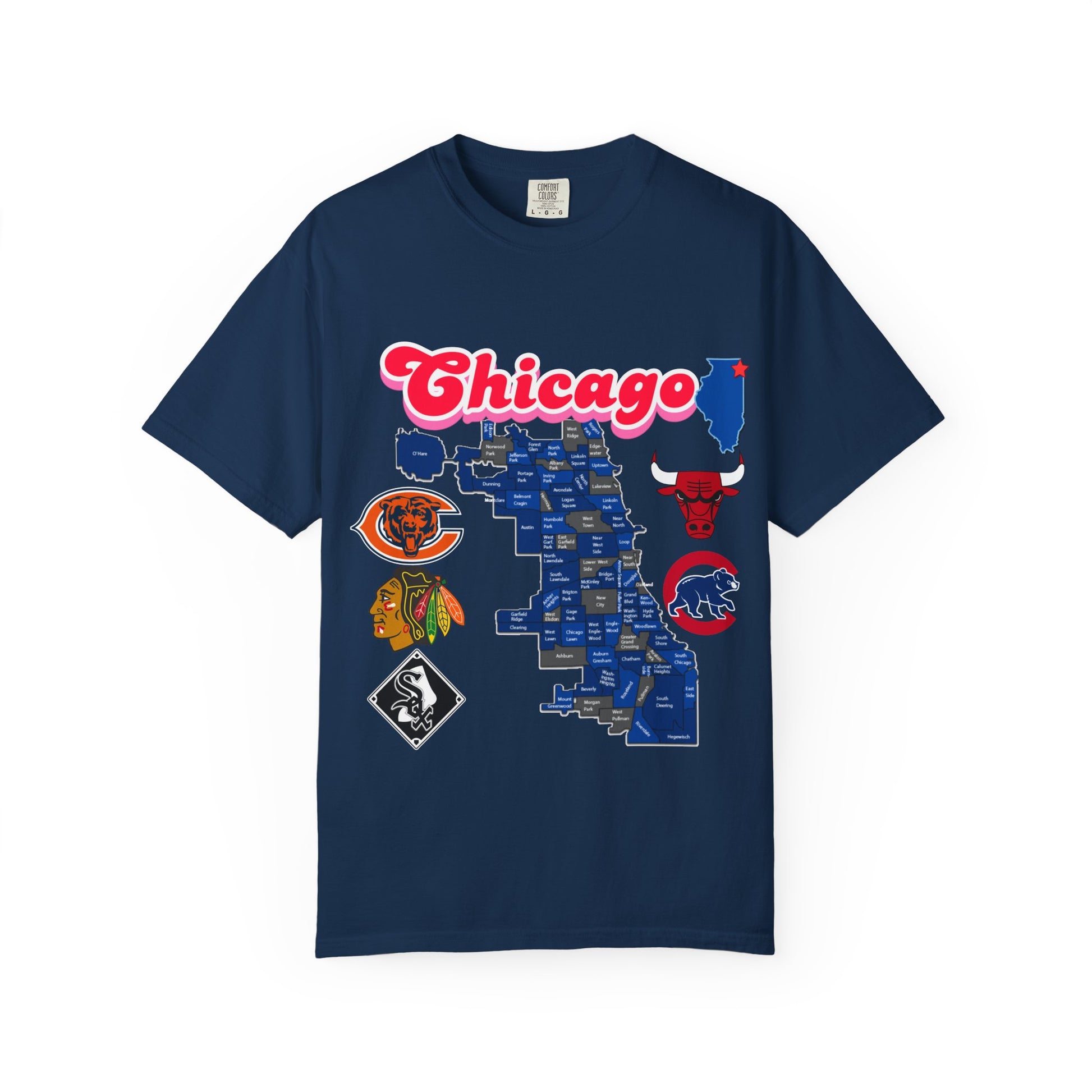 Chicago Unisex T-shirt - Vintage Chicago Design