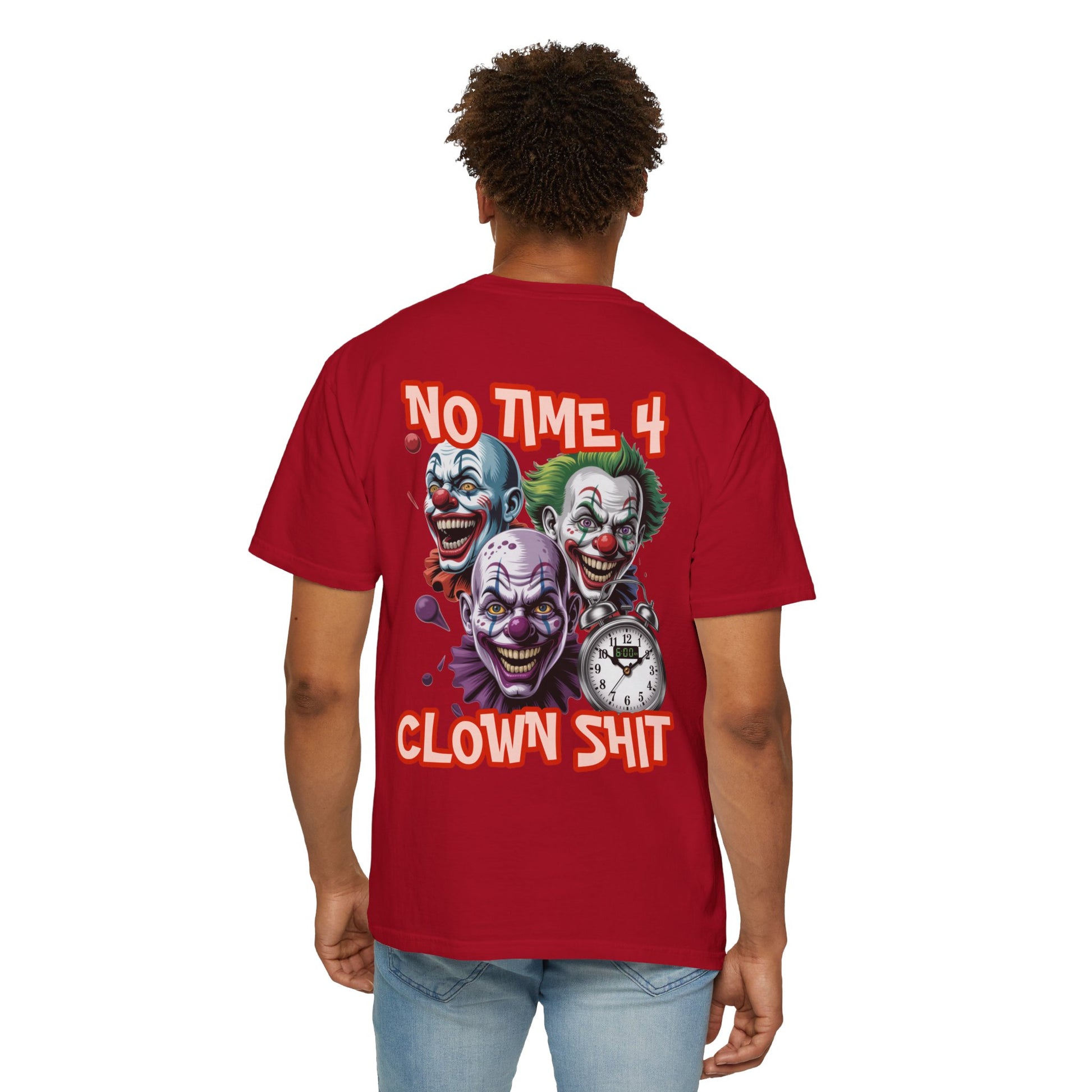 Garment-Dyed T-shirt - Born Hustler Design