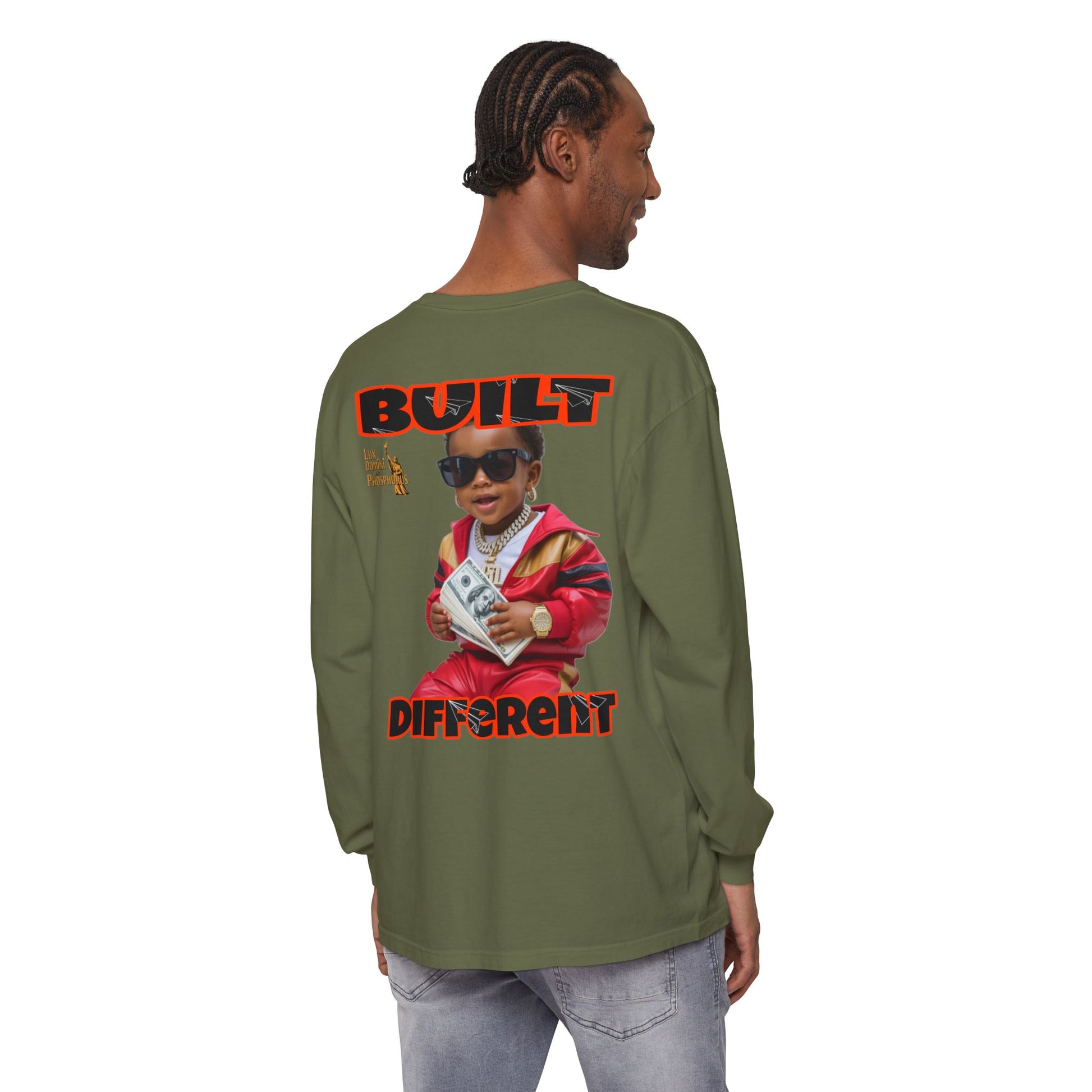 Long Sleeve T-Shirt - Built Different LD&P Apparel Design