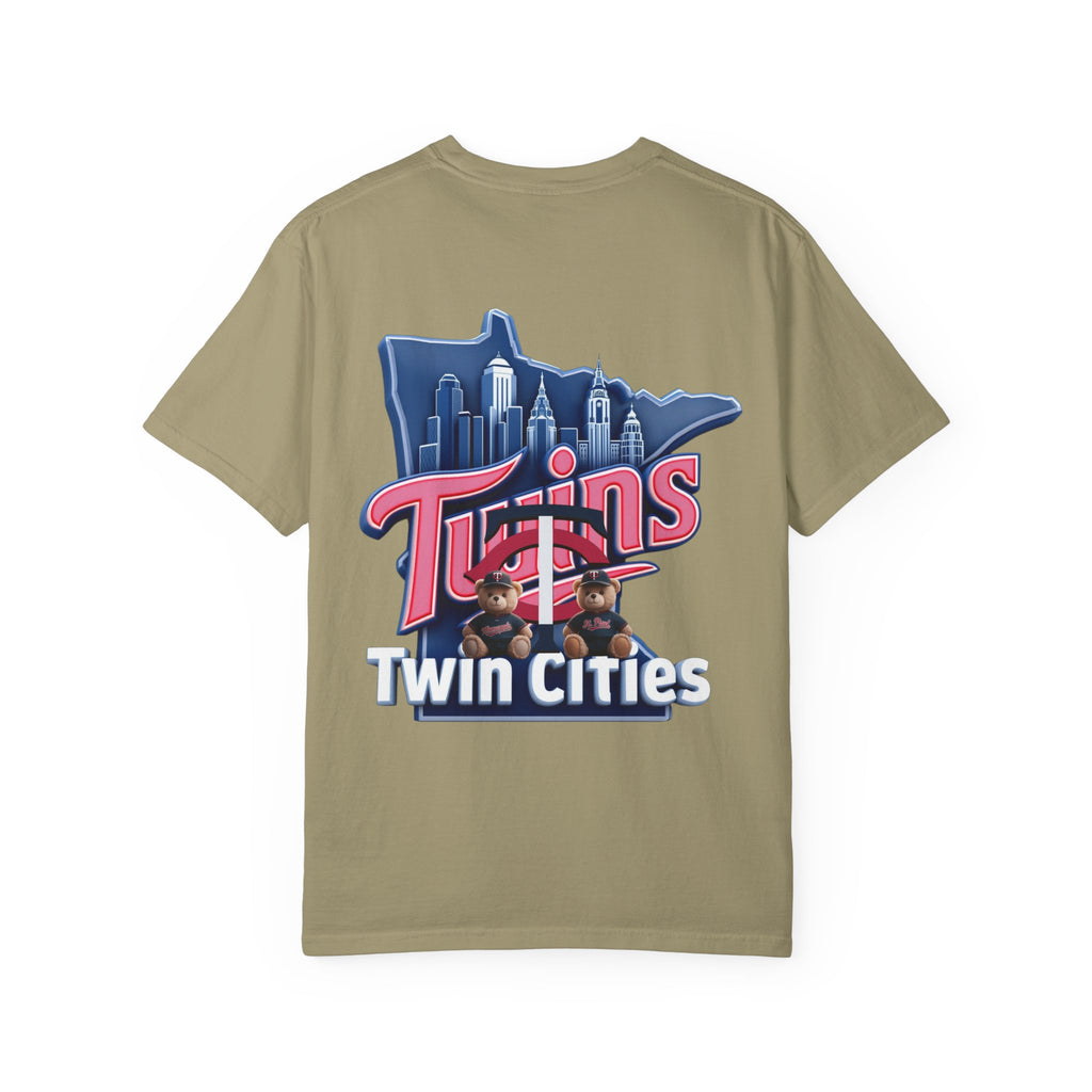 Twin City Unisex T-Shirt, Sporty Tee for Fans, Garment-Dyed Shirt, Perfect for Game Day, Show Your Team Spirit!
