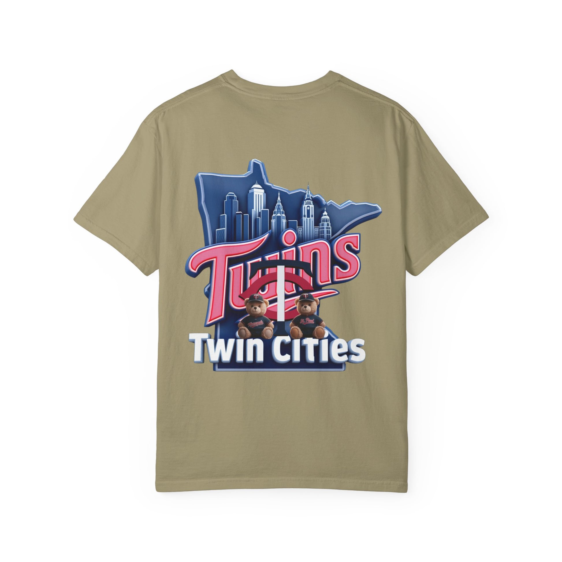 Twin City Unisex T-Shirt, Sporty Tee for Fans, Garment-Dyed Shirt, Perfect for Game Day, Show Your Team Spirit!