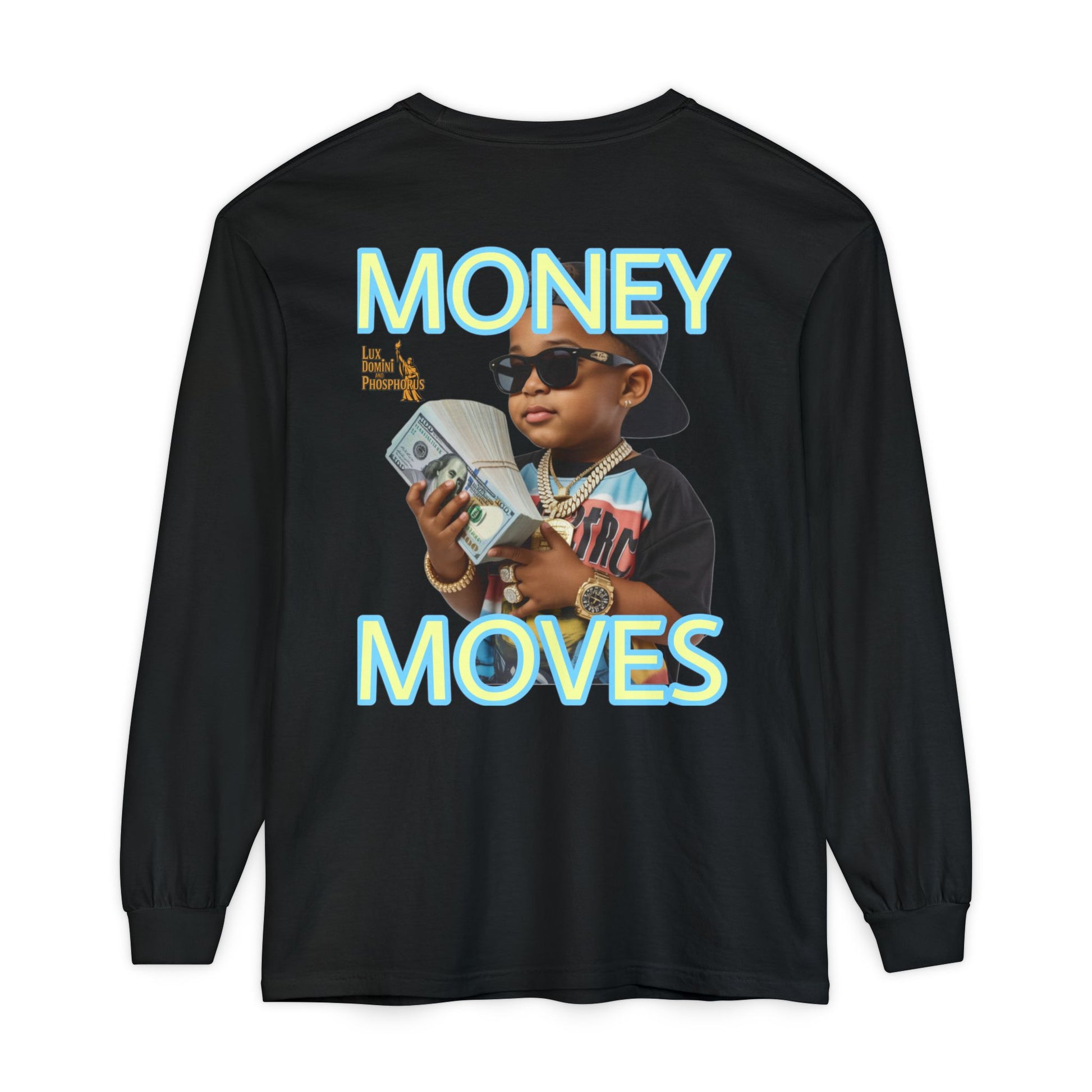 Long Sleeve T-Shirt - Money Moves LD&P APPAREL