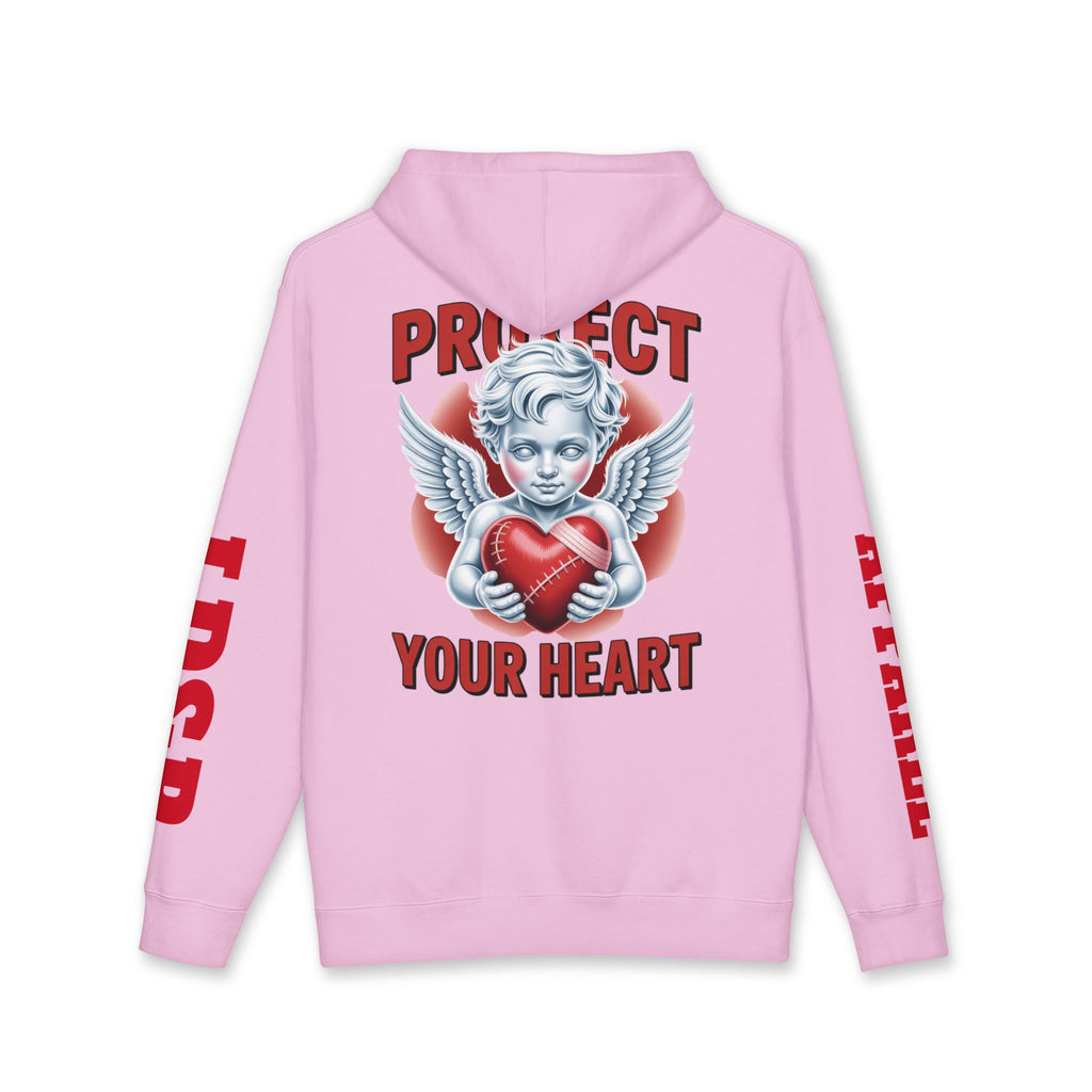 Hooded Sweatshirt - 'protect your heart' Bold Graphic Design