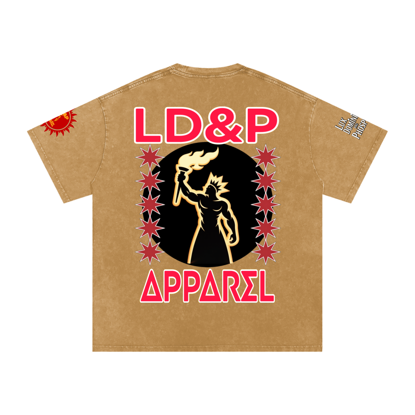 Snow Washed Oversized  LD&P Apparel Cotton T-Shirt