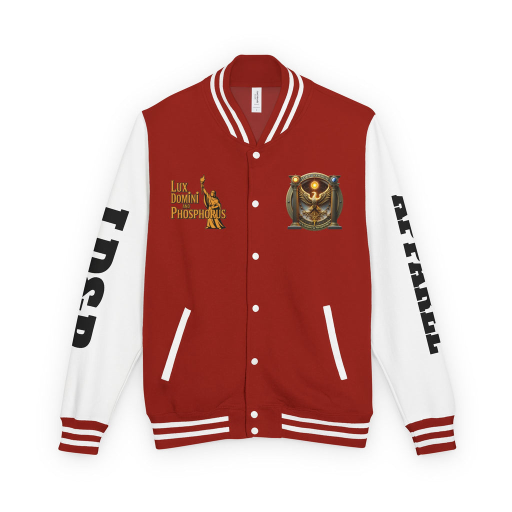 Letterman Jacket LD&P APPAREL Logo Design