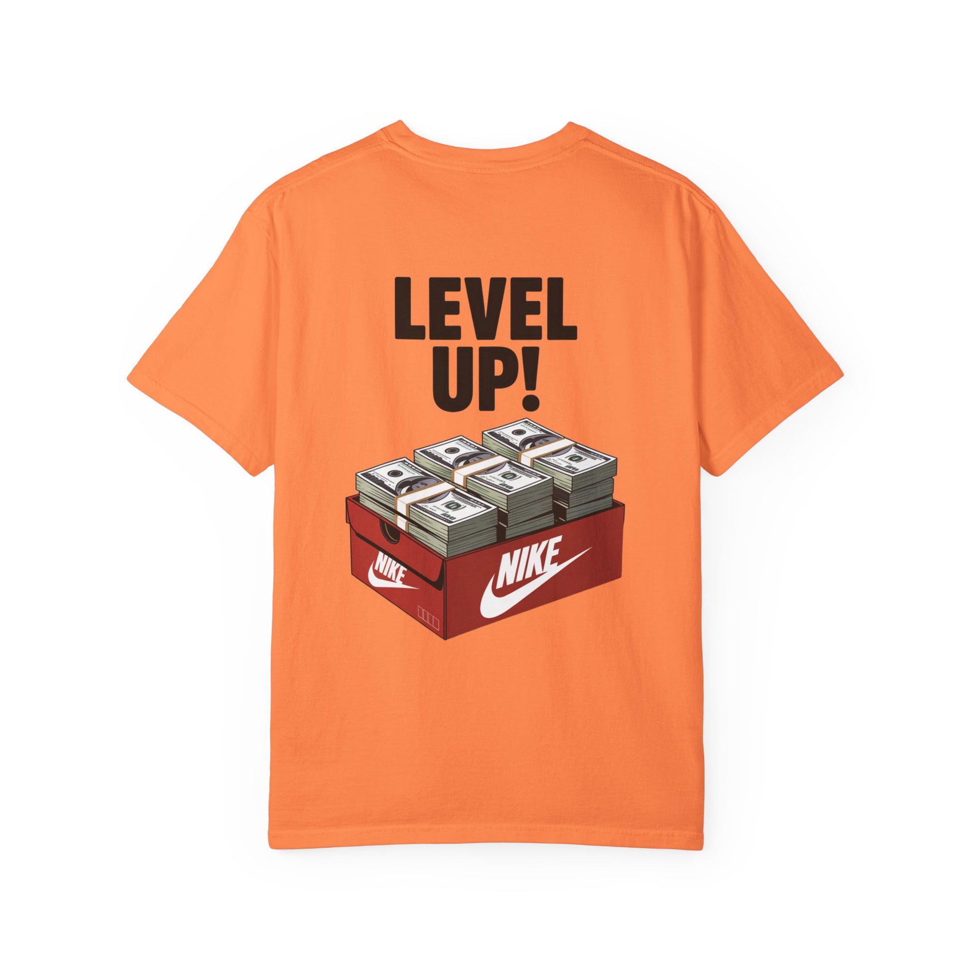 Garment-Dyed T-shirt Level Up Design