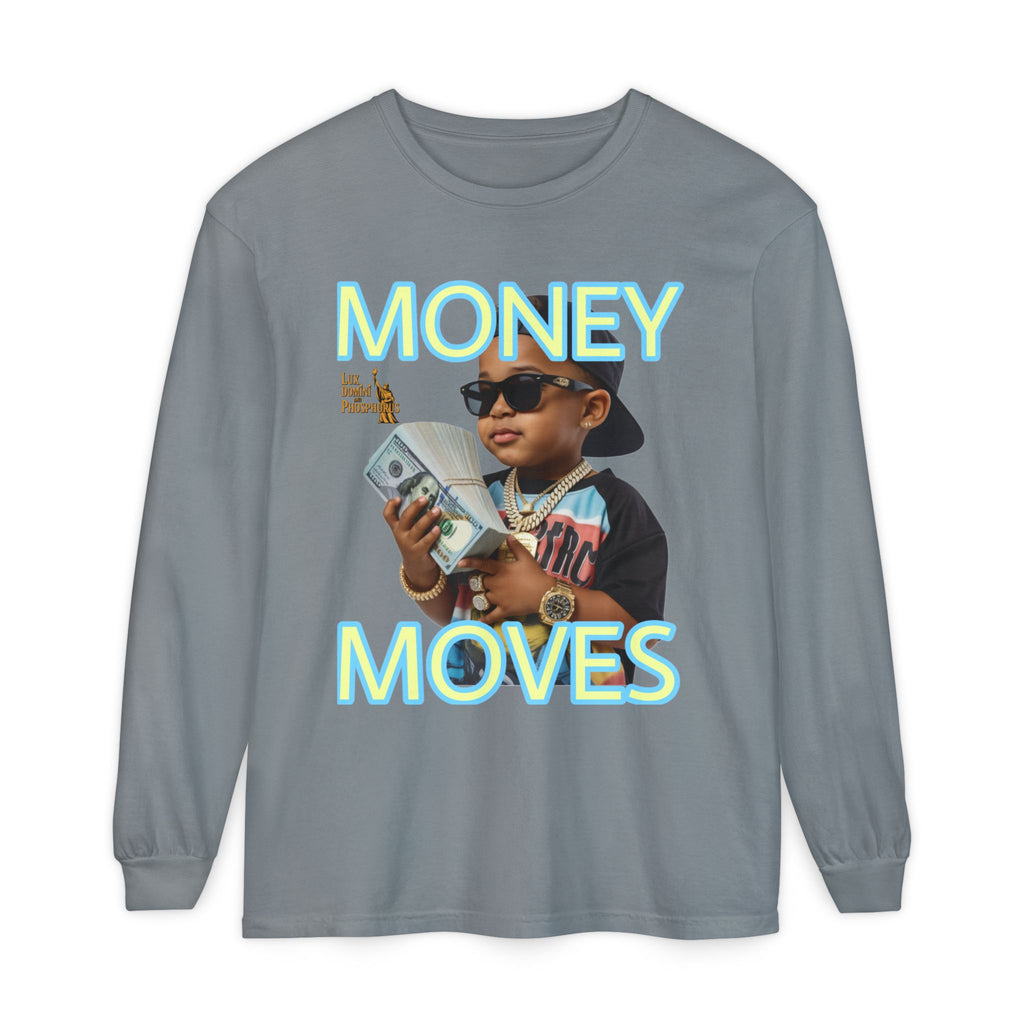 Long Sleeve T-Shirt - Money Moves LD&P APPAREL
