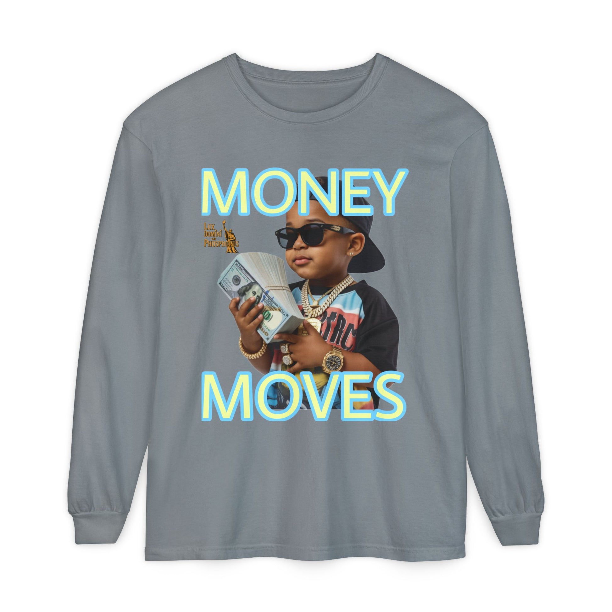 Long Sleeve T-Shirt - Money Moves LD&P APPAREL