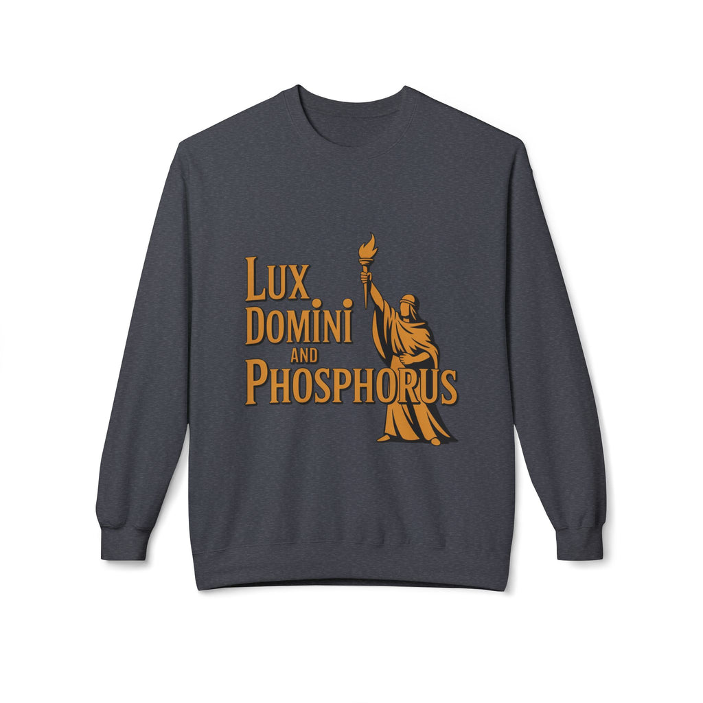 "Lux Domini and Phosphorus" crew-neck sweatshirt