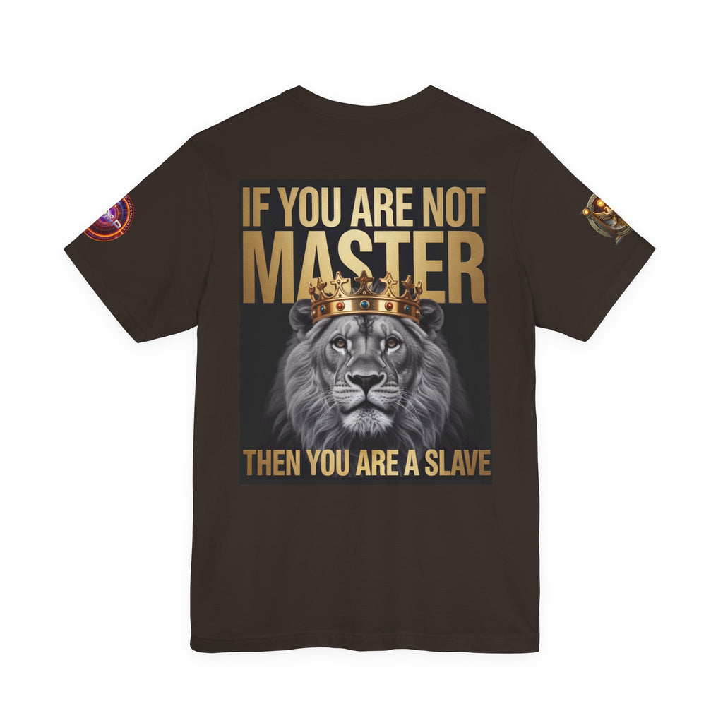 T-Shirt Master or slave LD&amp;P APPAREL Design Unisex Jersey Short Sleeve Tee