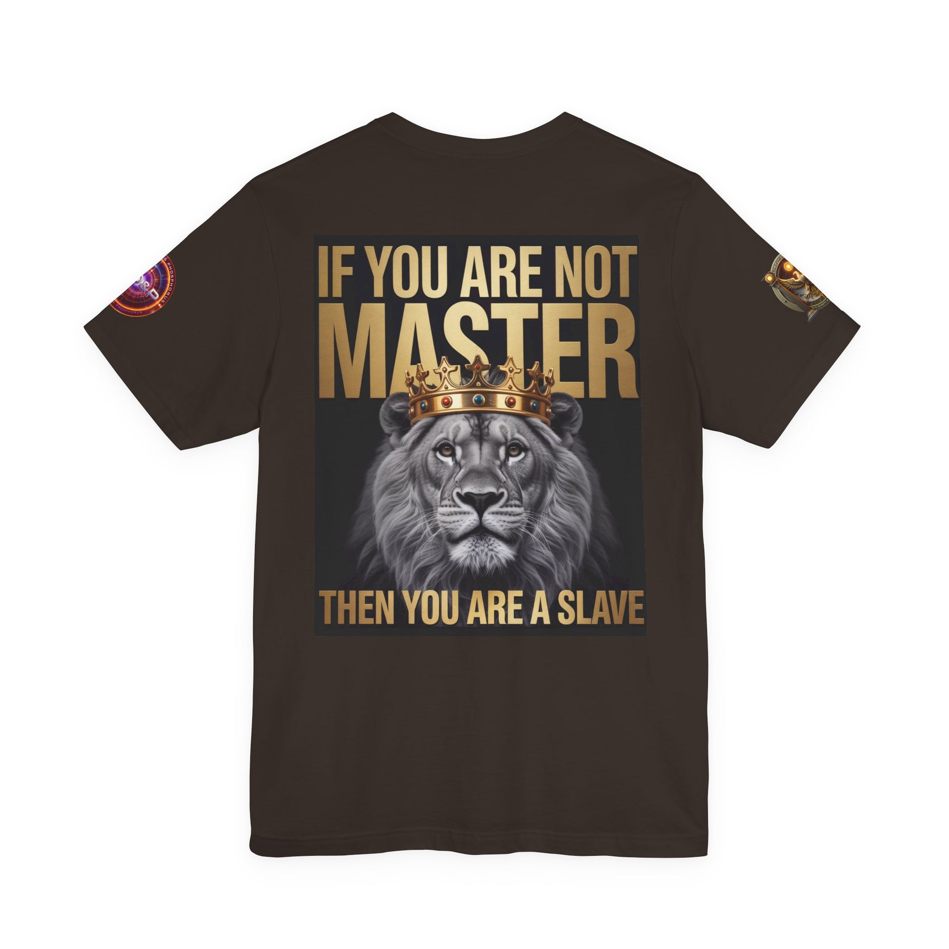 T-Shirt Master or slave LD&amp;P APPAREL Design Unisex Jersey Short Sleeve Tee