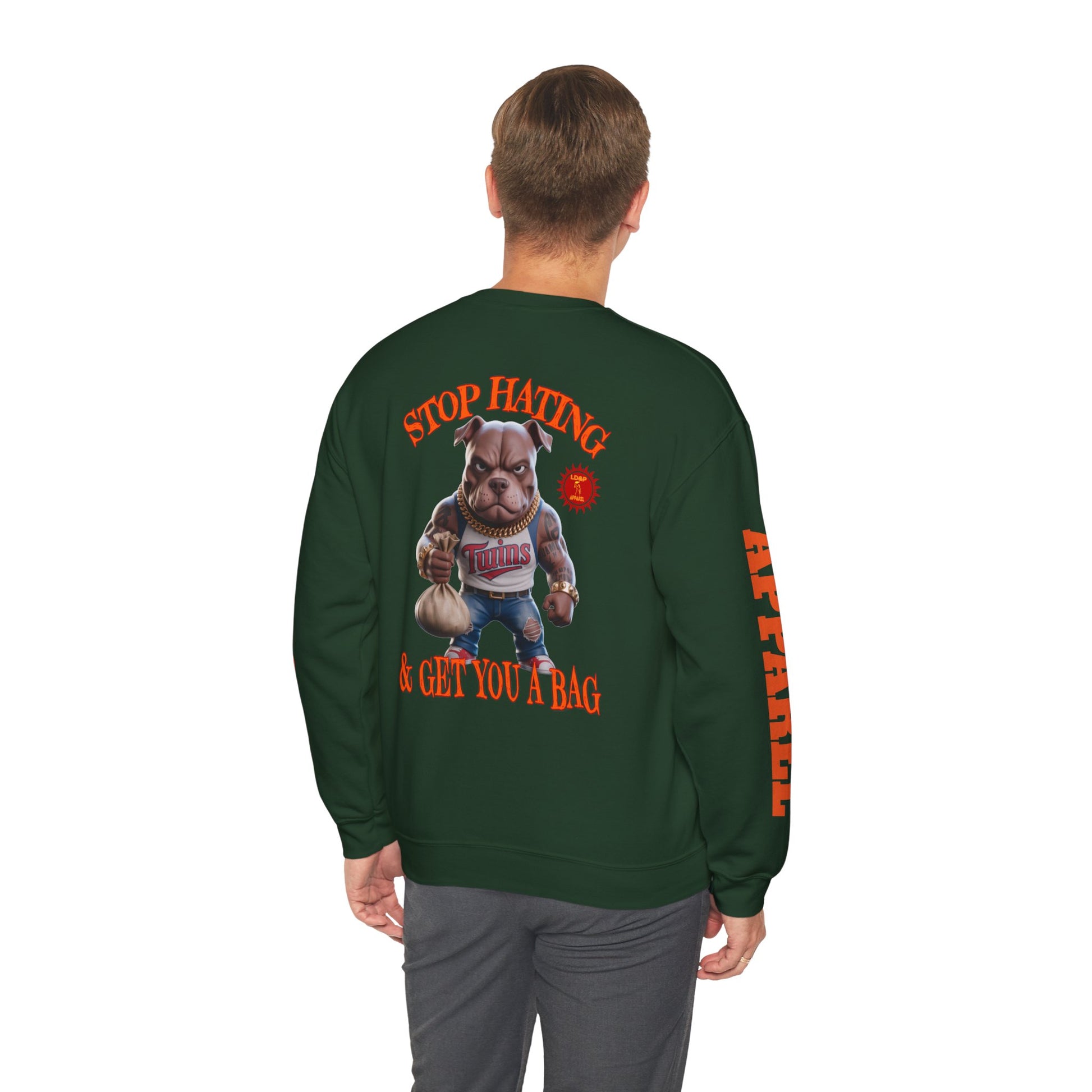 Unisex Sweatshirt Stop Hating LD&P Apparel Design
