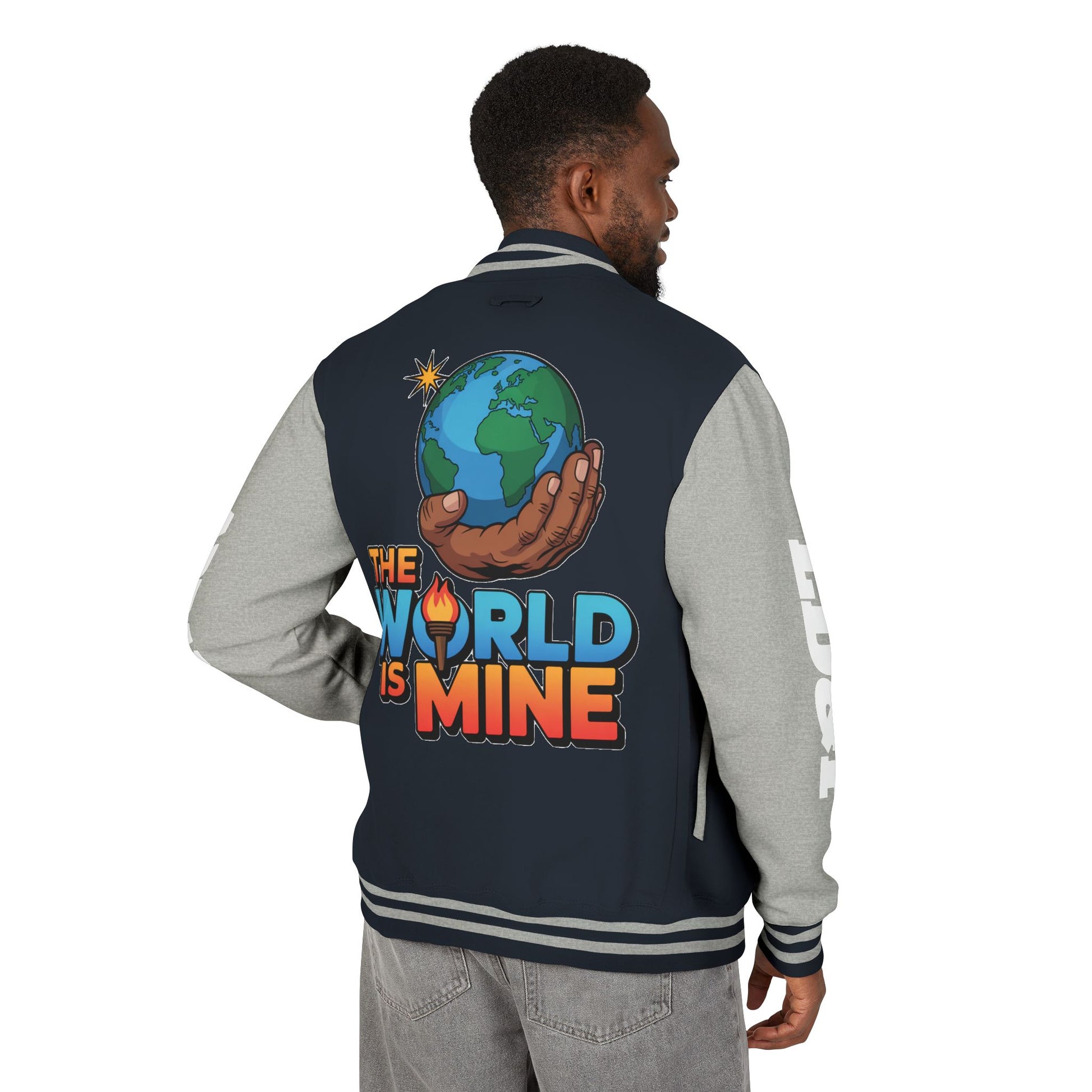 Letterman Jacket - The World is Mine LD&P APPAREL Design