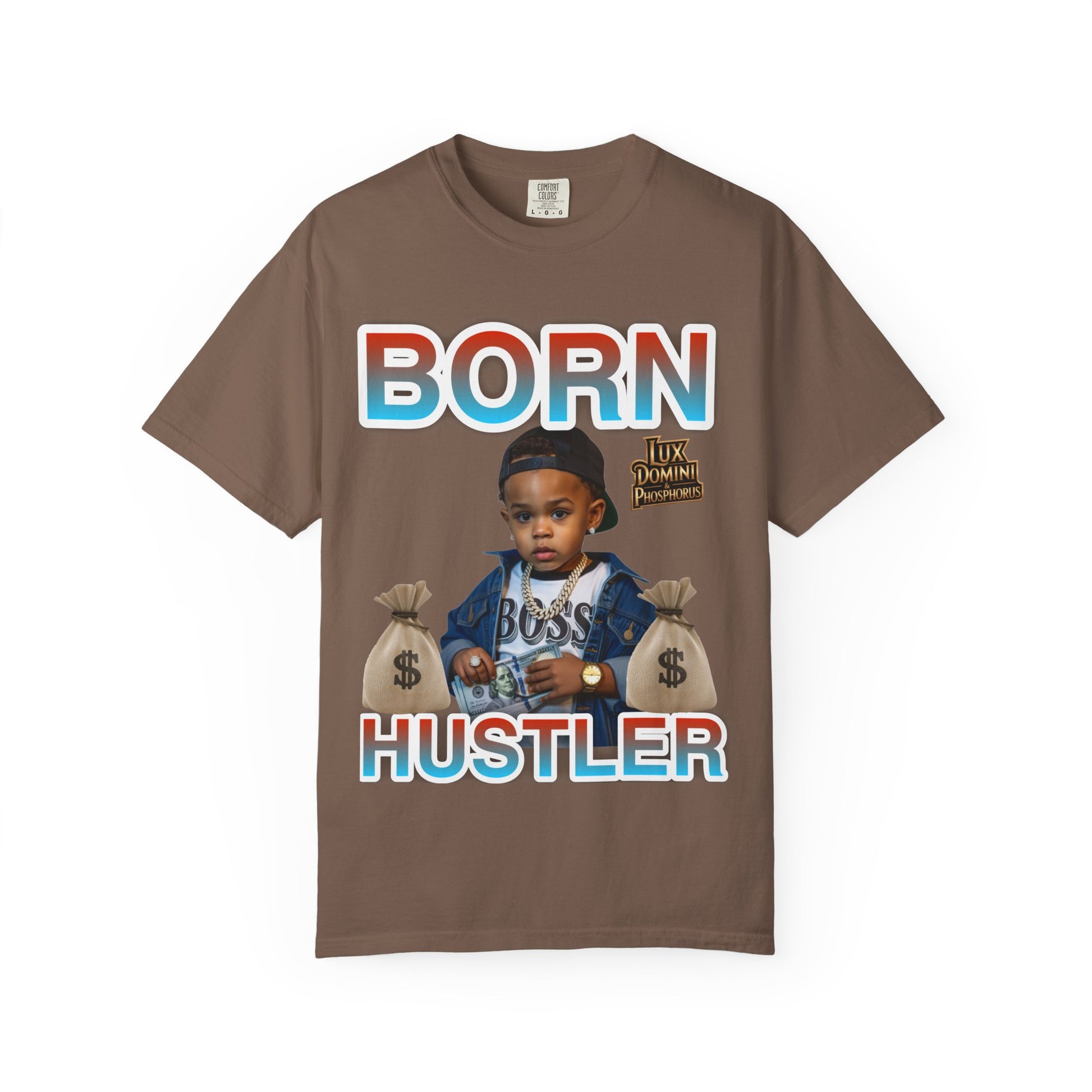 Garment-Dyed T-shirt BORN HUSTLER LD&P APPAREL