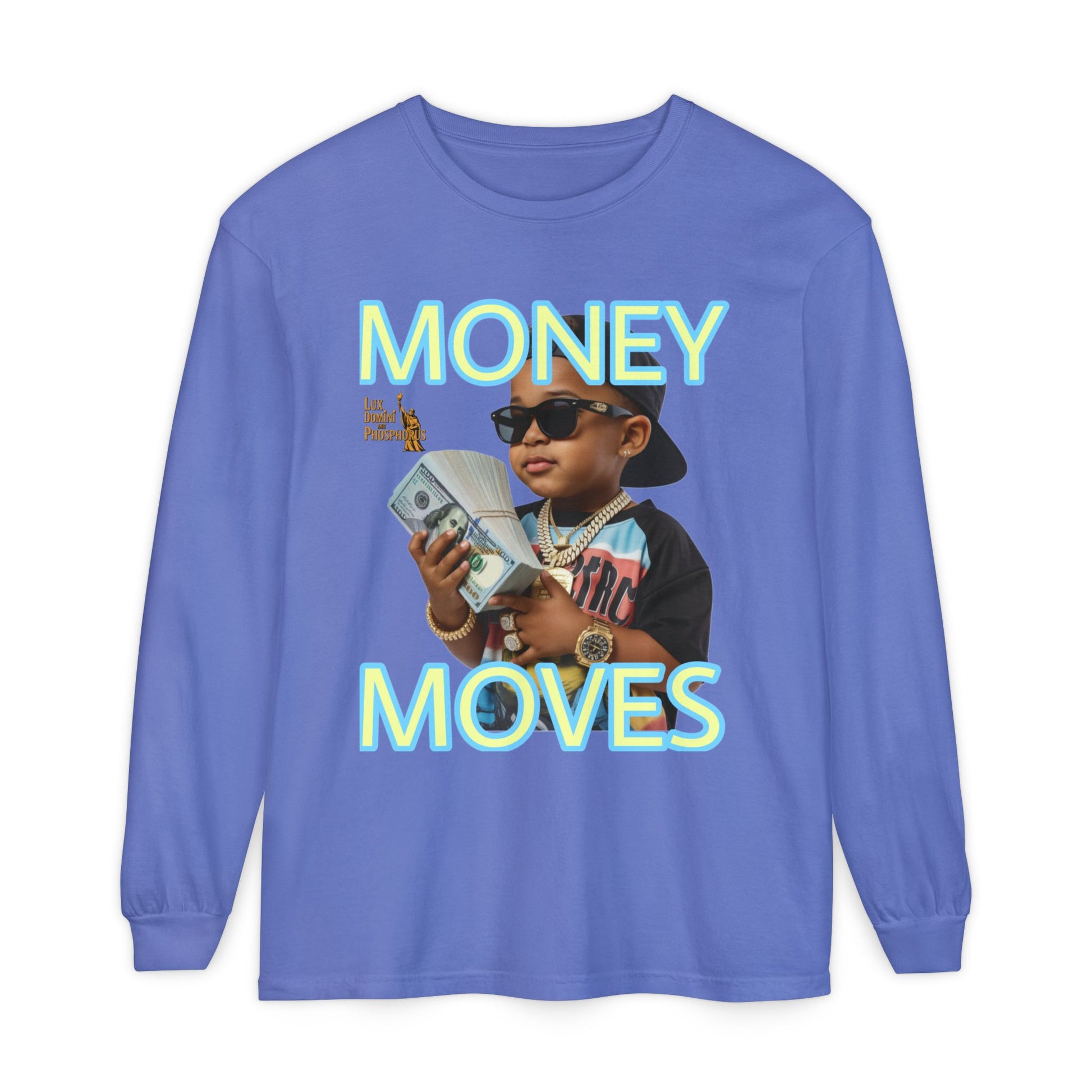Long Sleeve T-Shirt - Money Moves LD&P APPAREL