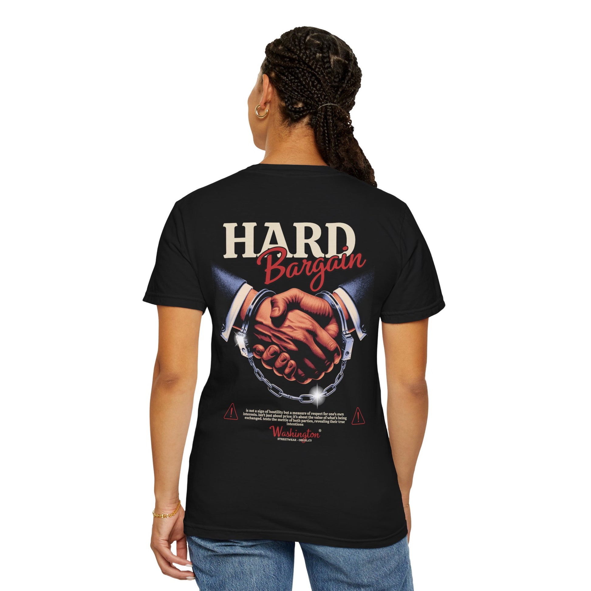 Garment-Dyed T-shirt Hard Bargain Graphic Tee