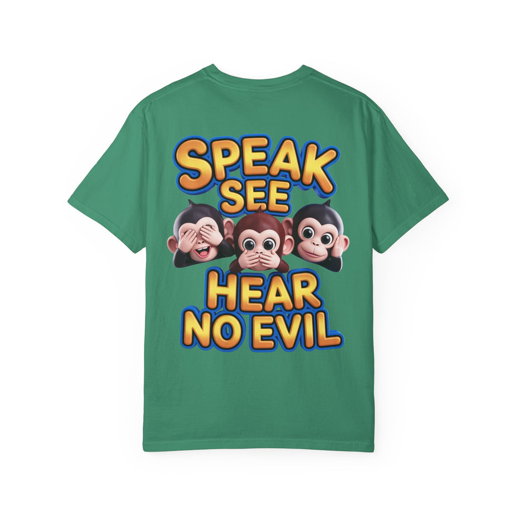 Graphic T-Shirt Speak See Hear No Evil