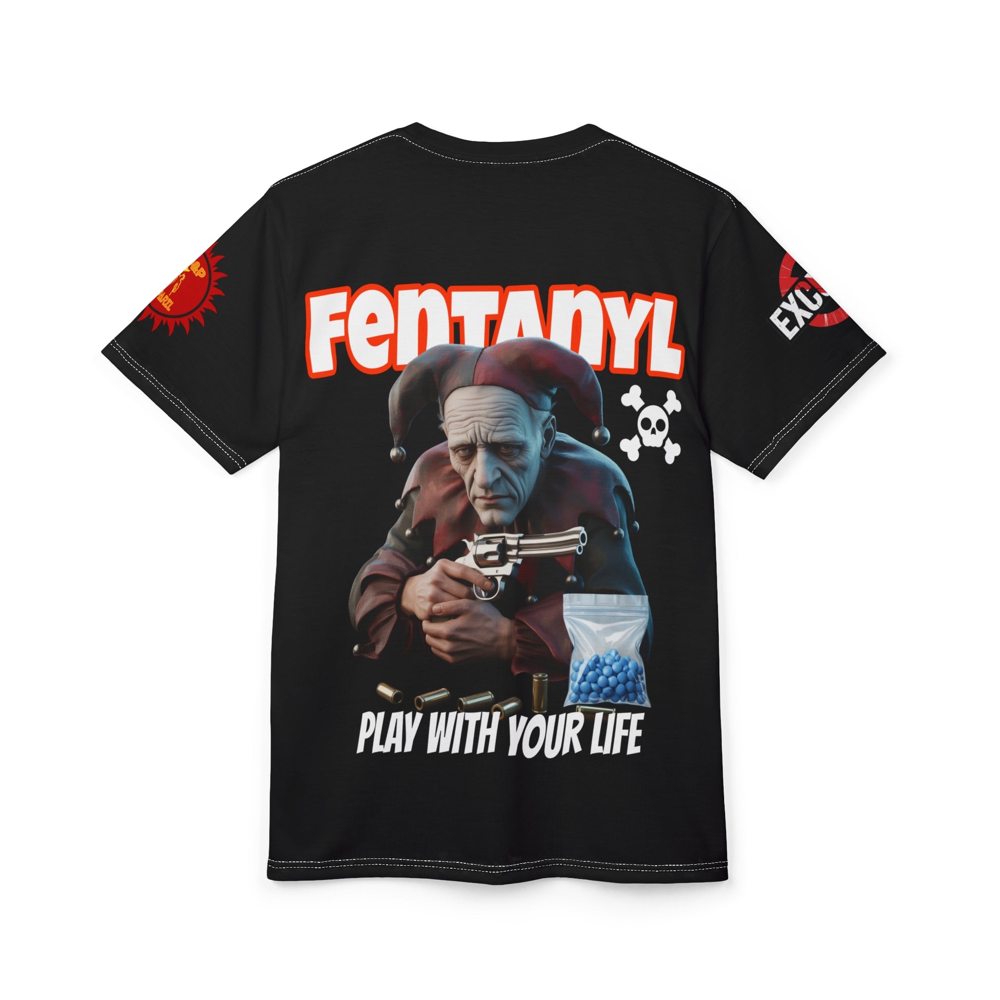 Fentanyl Awareness Graphic Tee — “Play With Your Life” Prevention Shirt
