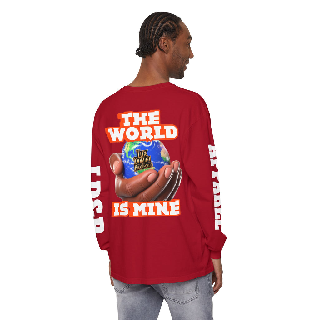 The World Is Mine Design Long Sleeve T-Shirt LD&P APPAREL DESIGN
