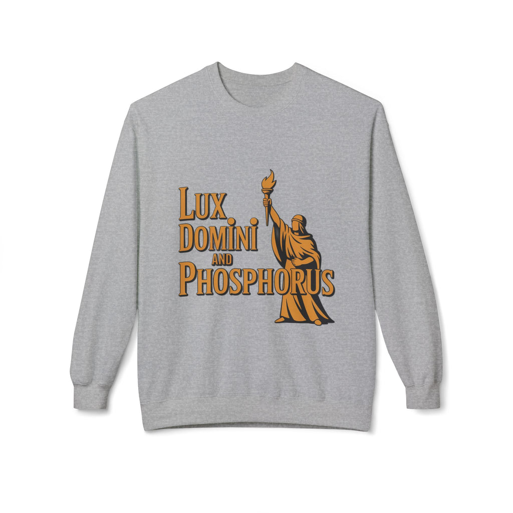 "Lux Domini and Phosphorus" crew-neck sweatshirt