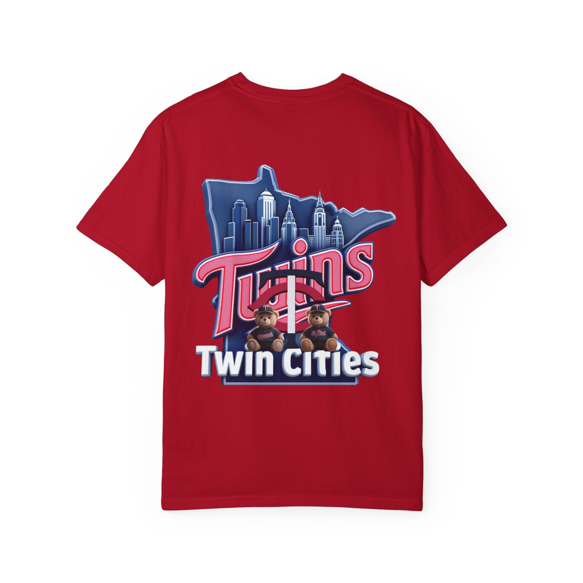Twin City Unisex T-Shirt, Sporty Tee for Fans, Garment-Dyed Shirt, Perfect for Game Day, Show Your Team Spirit!