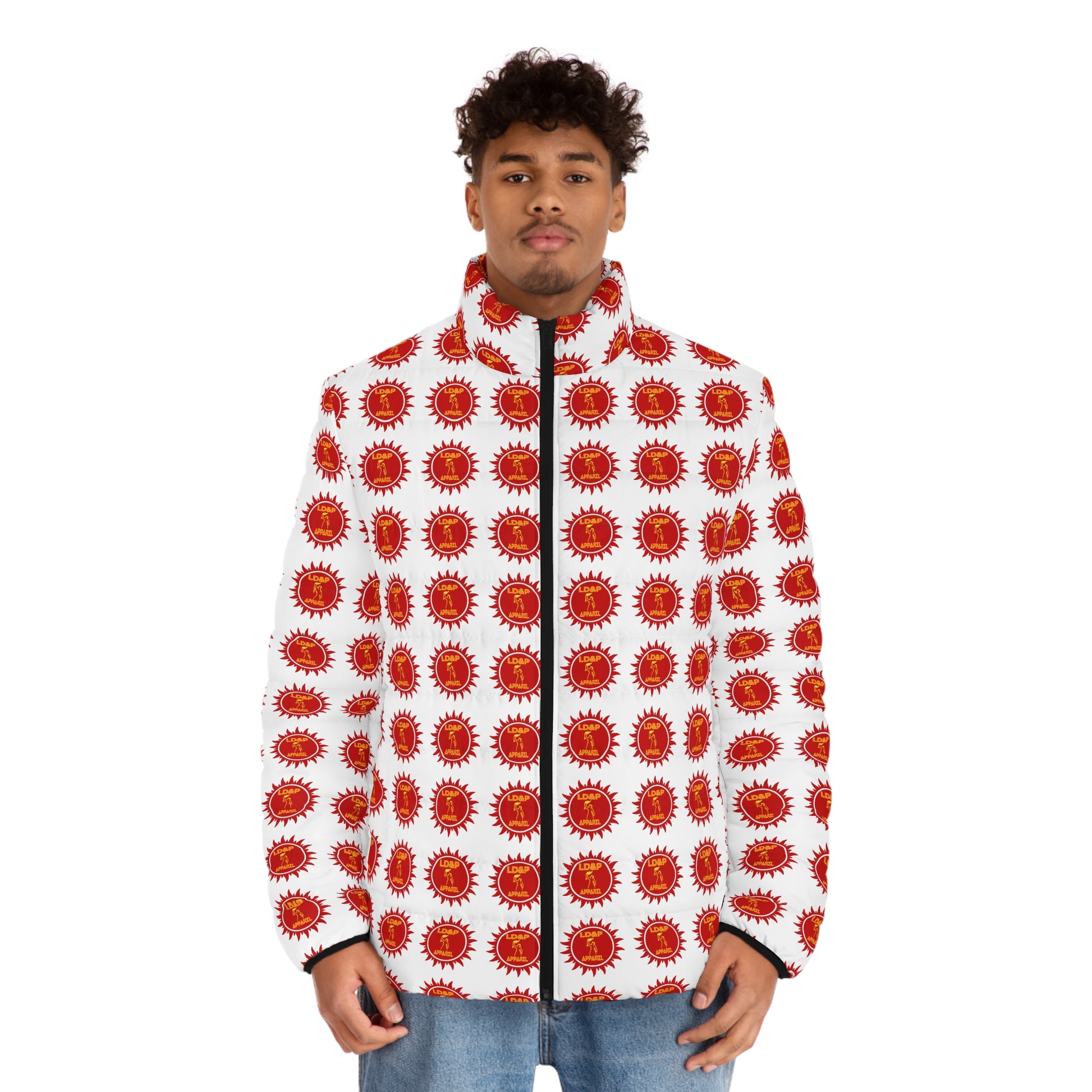 White Puffer Jacket LD&P APPAREL Design