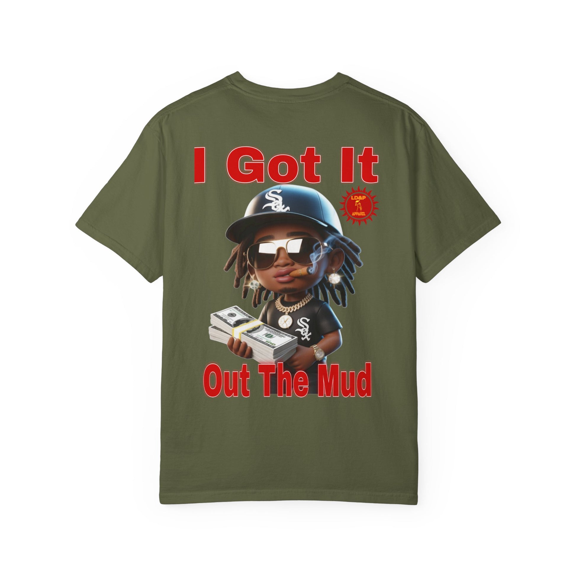 T-Shirt Out The Mud Hustler - Unisex Garment-Dyed