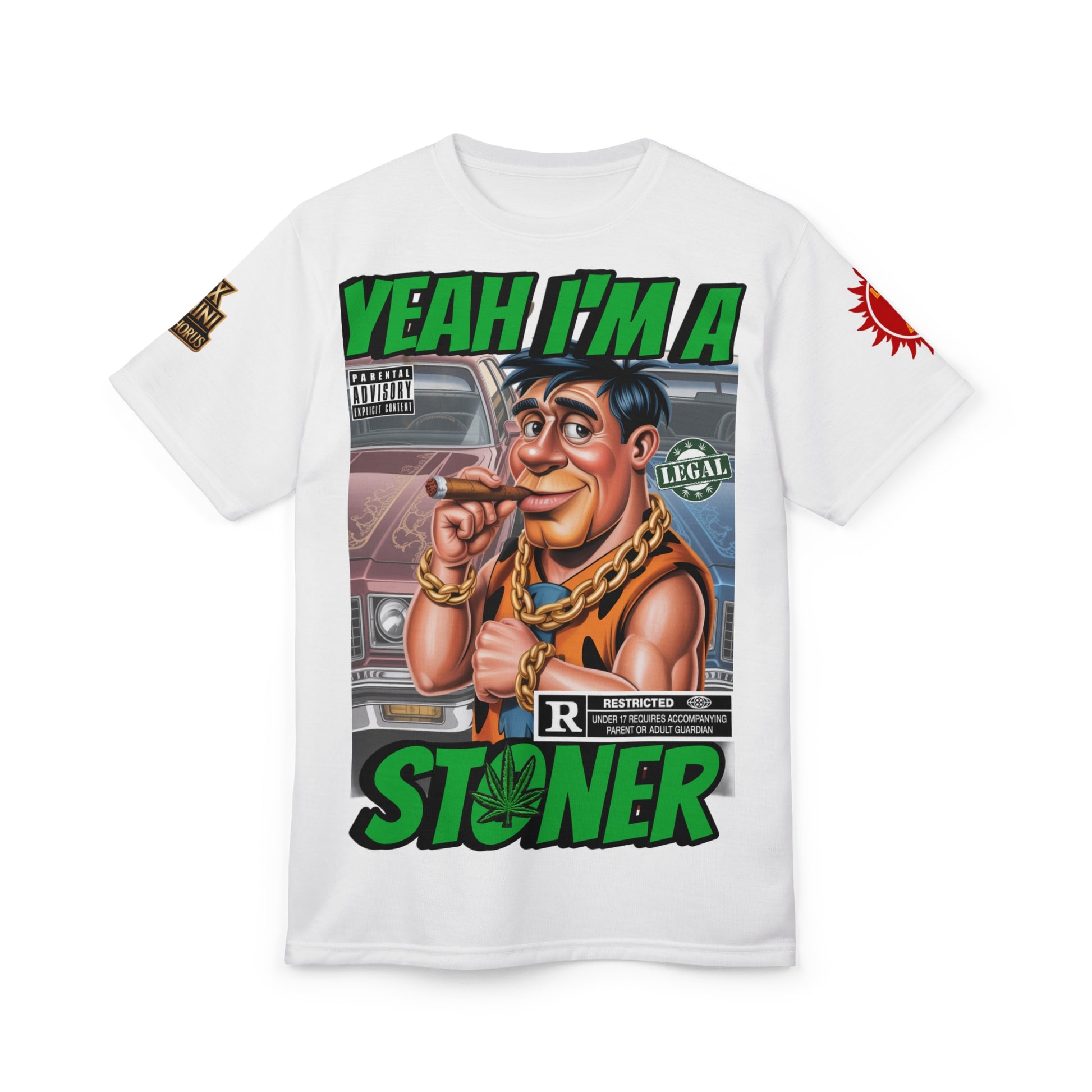 Yeah I'm a Stoner T-Shirt LD&P APPAREL white
