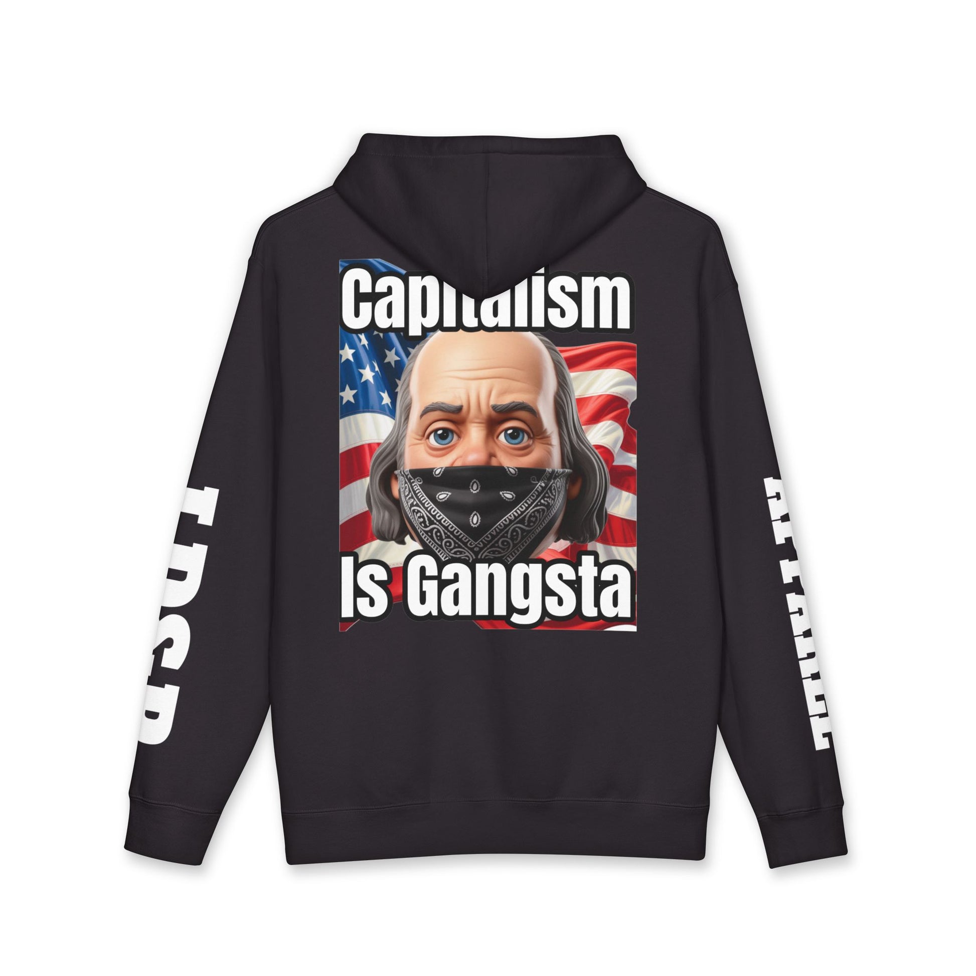 Capitalism is Gangsta Heavyweight Hooded Sweatshirt