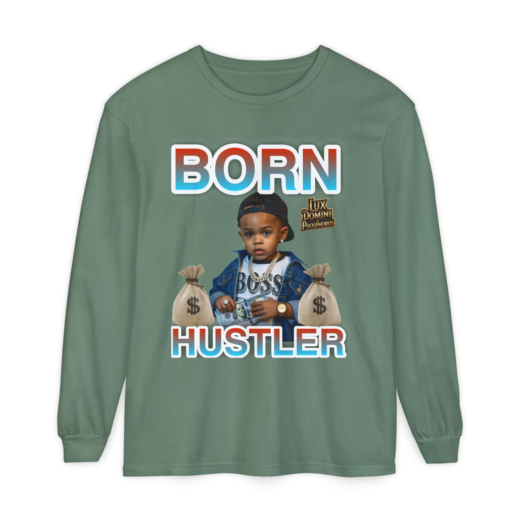 Long Sleeve T-Shirt Born Hustler Apparel