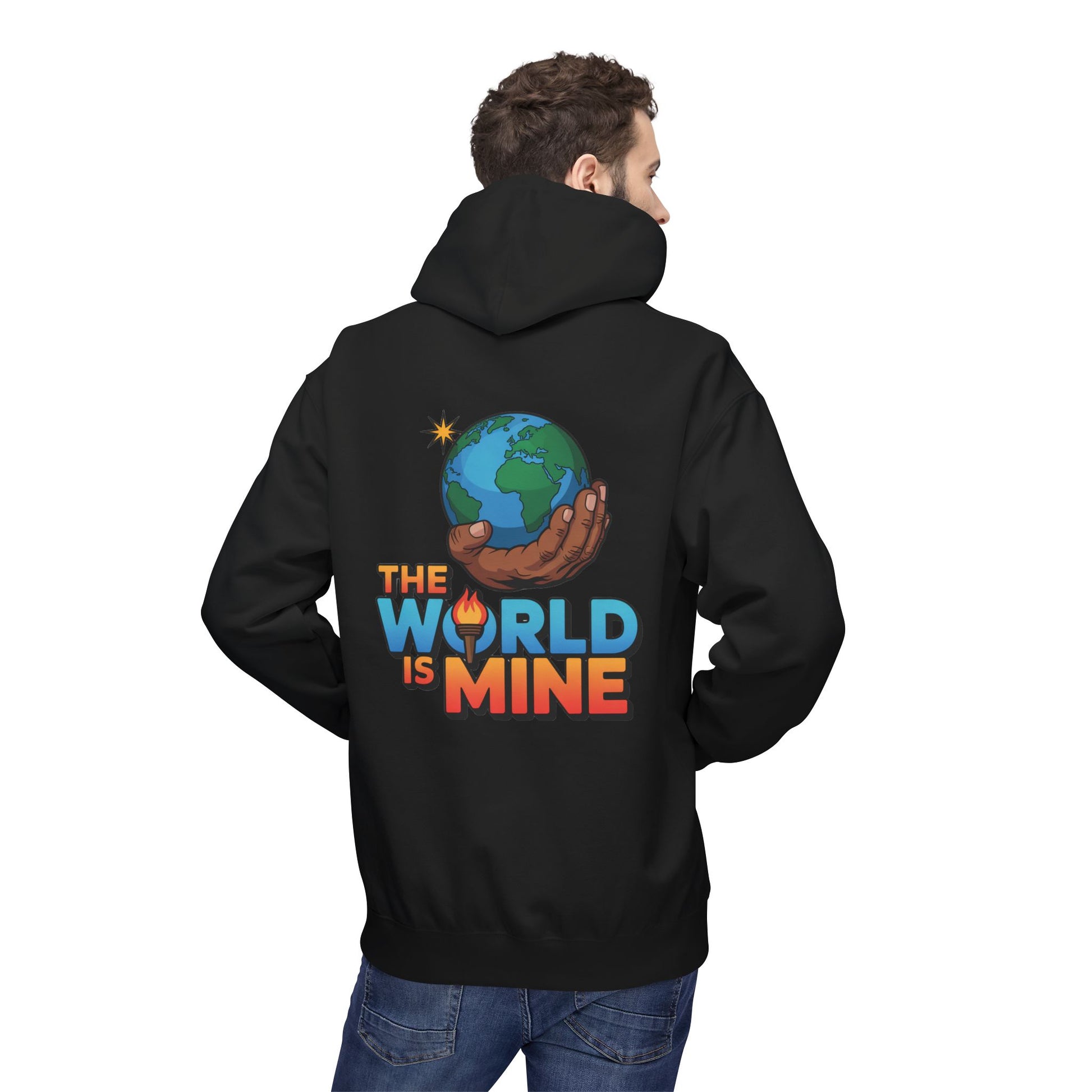Hoodie Lux Domini and Phosphorus Design The World is Mine