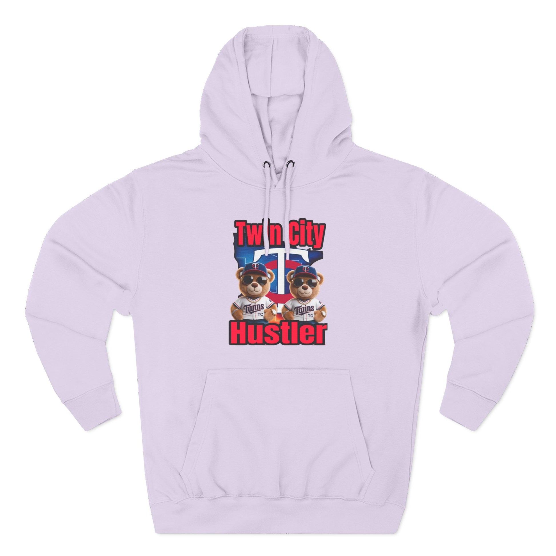 Fleece Hoodie Twin City HUSTLER Design