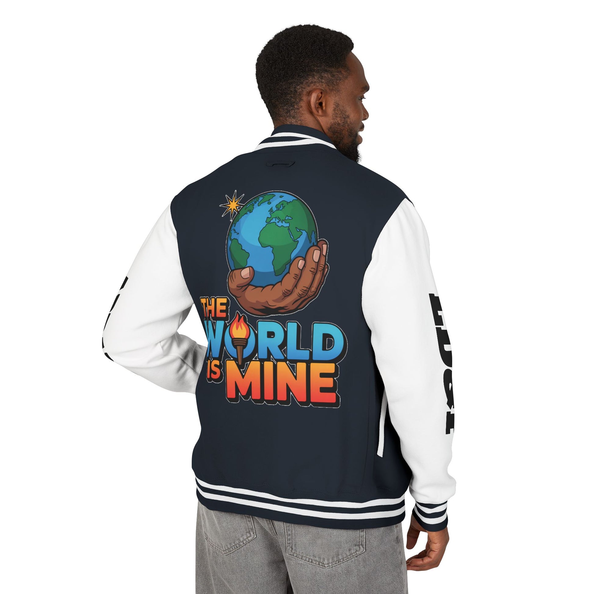 Letterman Jacket - The World is Mine LD&P APPAREL Design