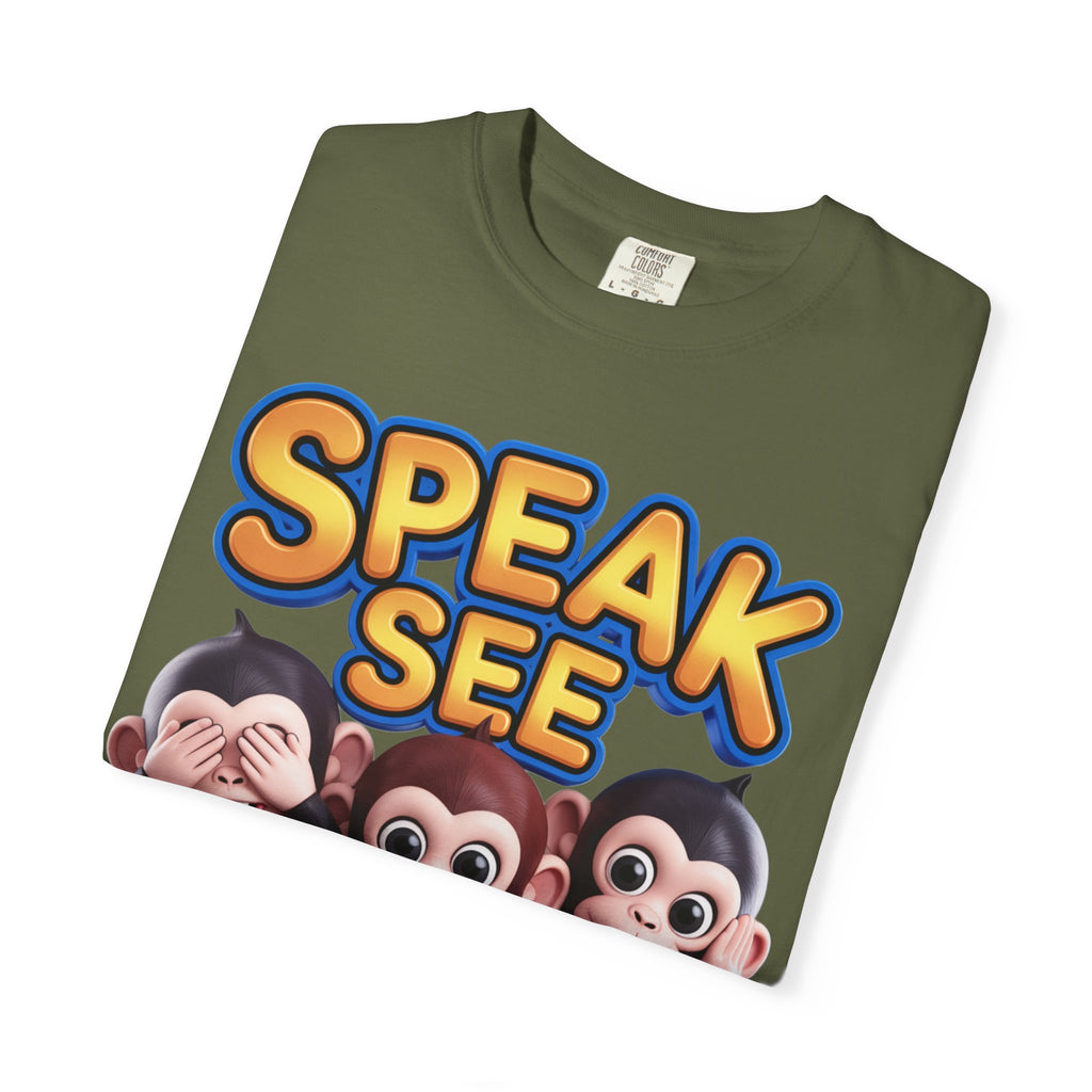 Graphic T-Shirt Speak See Hear No Evil