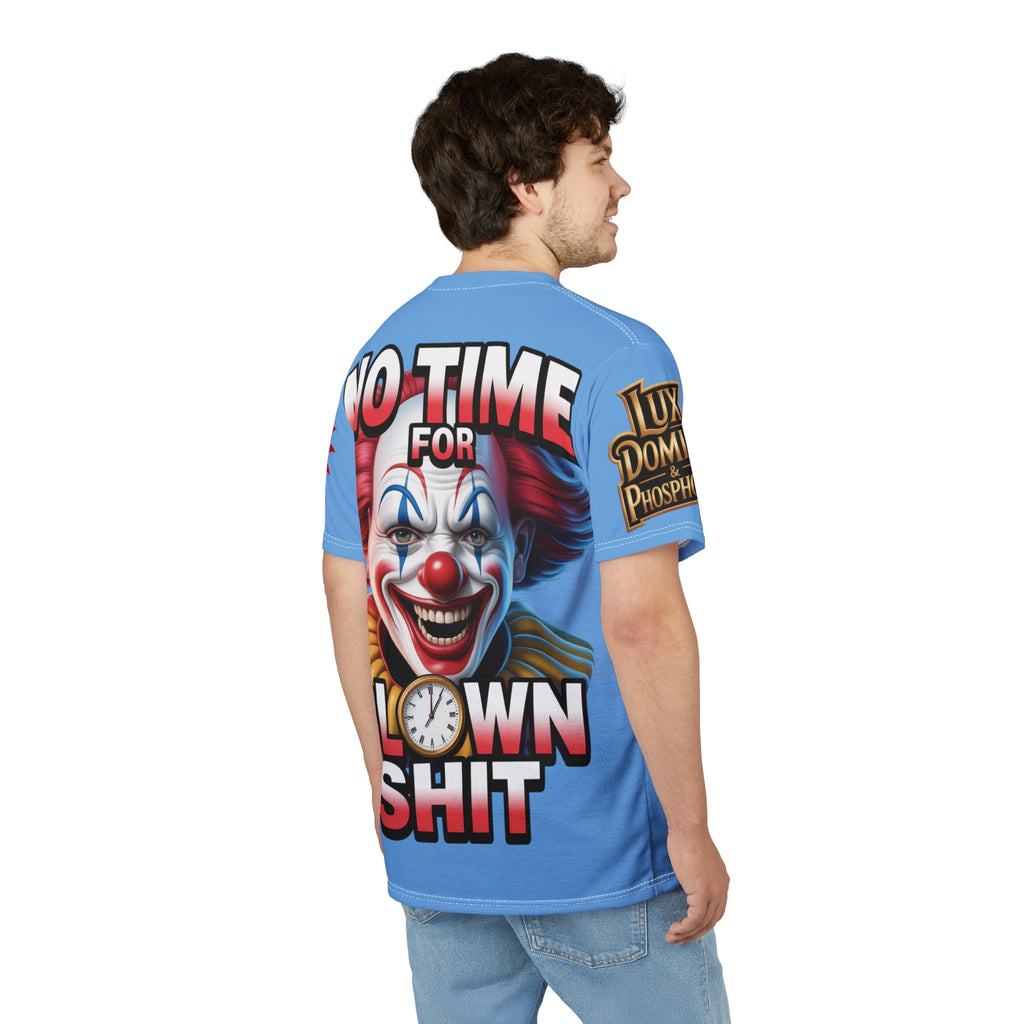 T-Shirt No Time For Clowns Unisex light blue