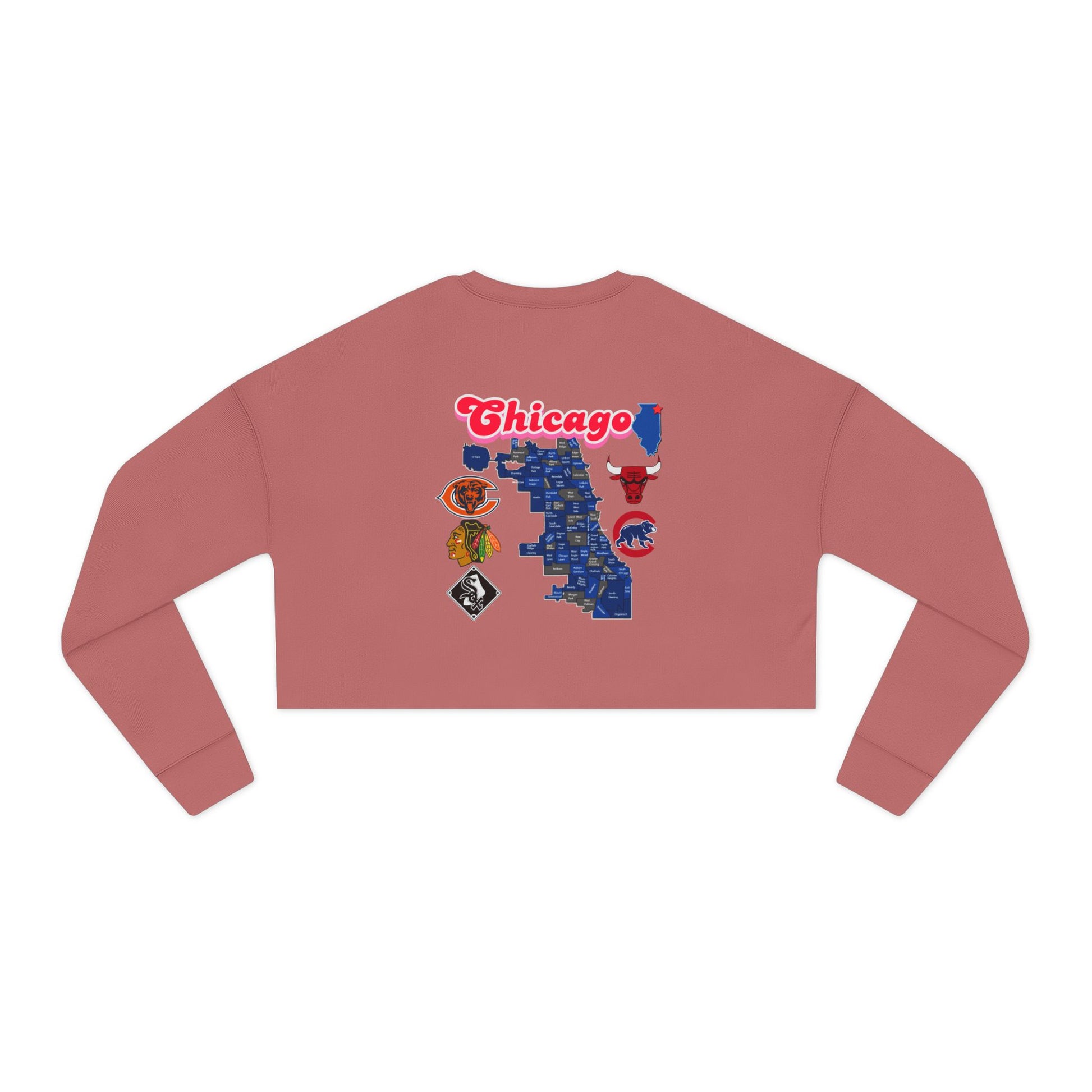 Chicago Graphic Women's Cropped Sweatshirt