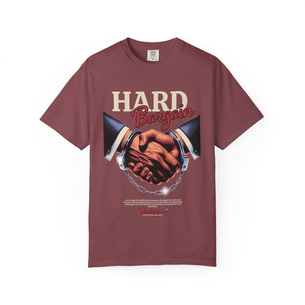 Garment-Dyed T-shirt Hard Bargain Graphic Tee